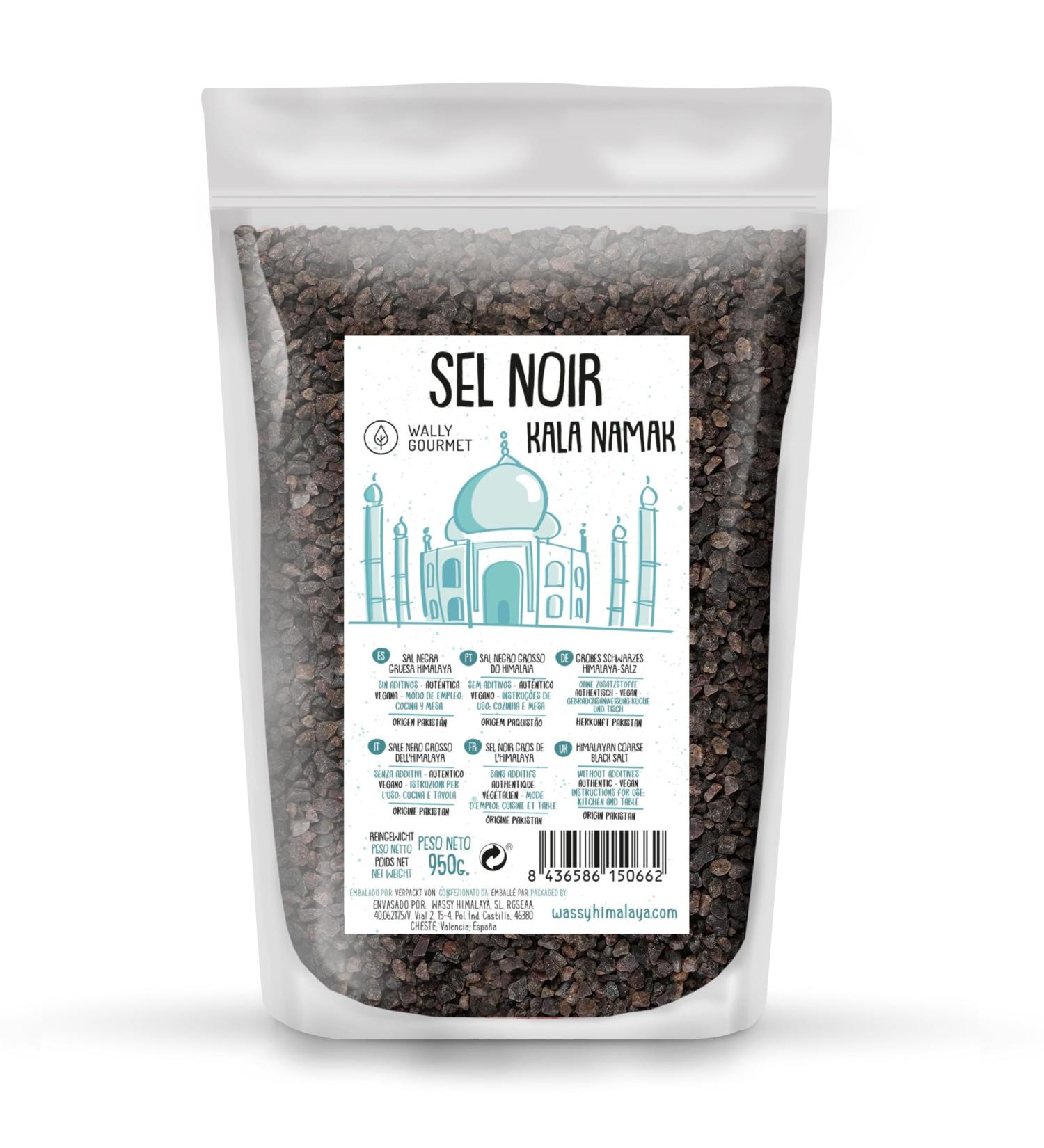 Himalayan Coarse Black Salt 100% Natural Kala Namak Salt No Additives No Refining. | Egg Taste | Higher Content Of - Buy Online on GoSupps.com