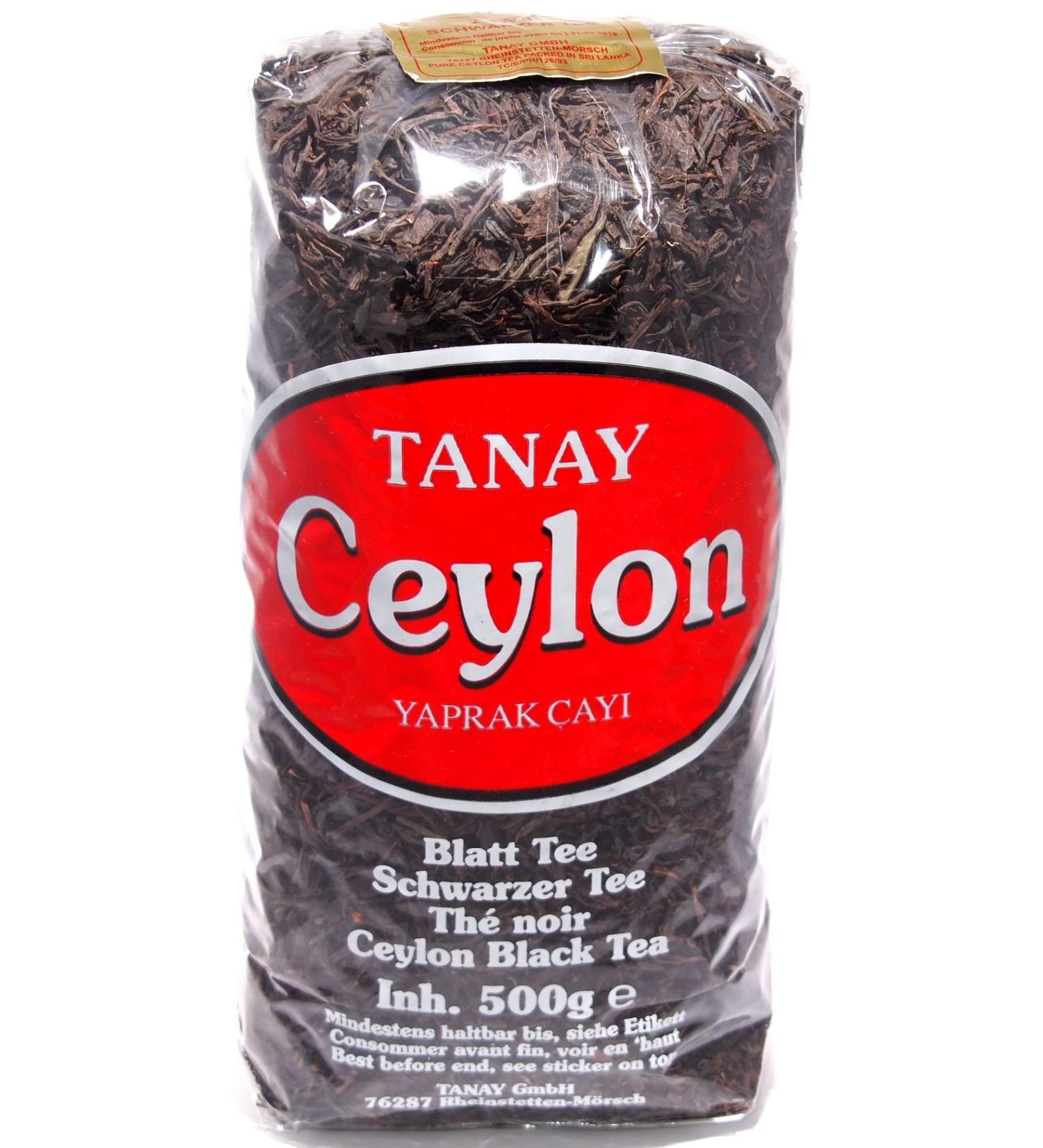 Tanay Black Tea Ceylon Tea 500g 500 g (1 pack)