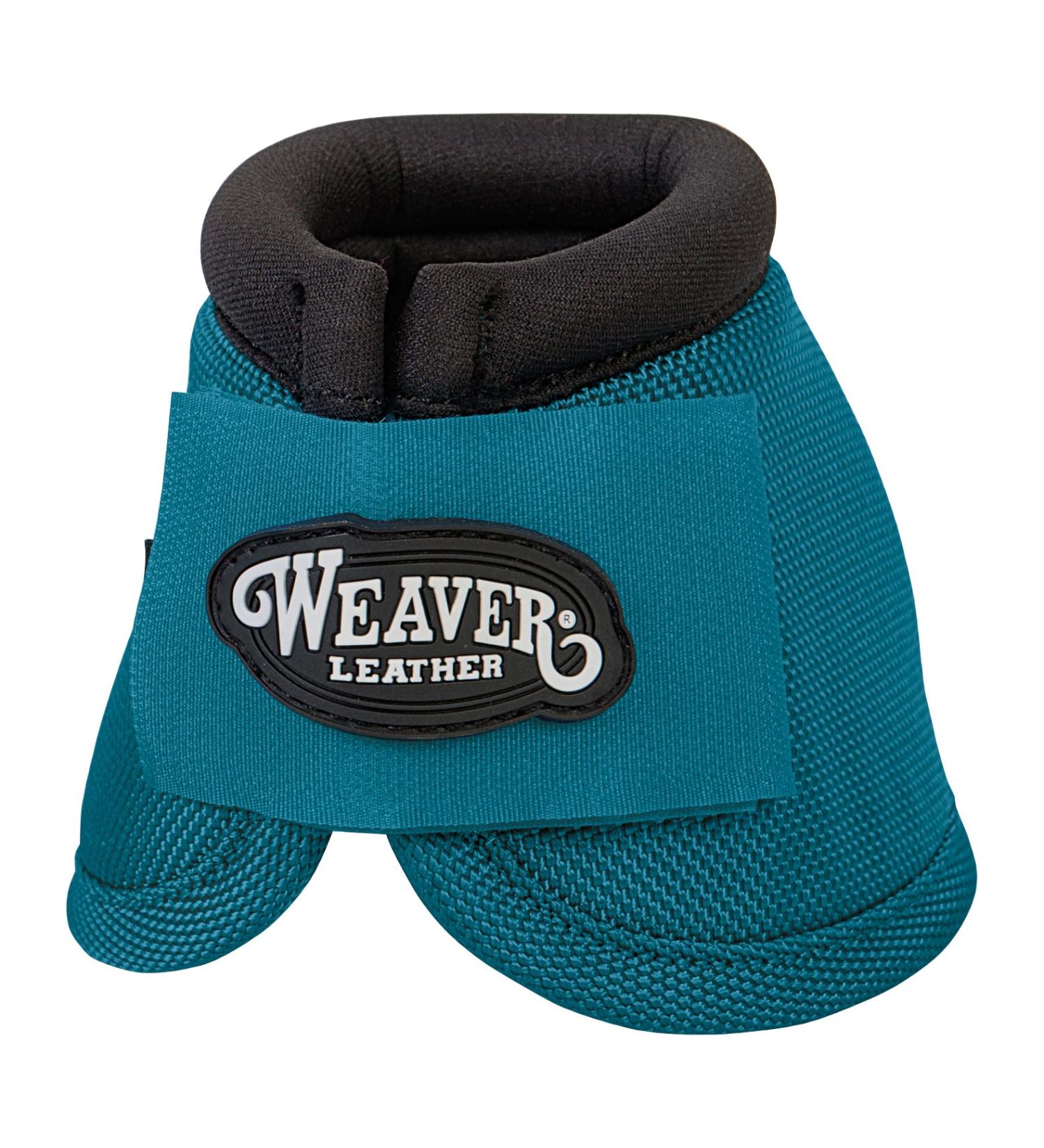 Weaver Leather No-Twist Bell Boots Large Turquoise