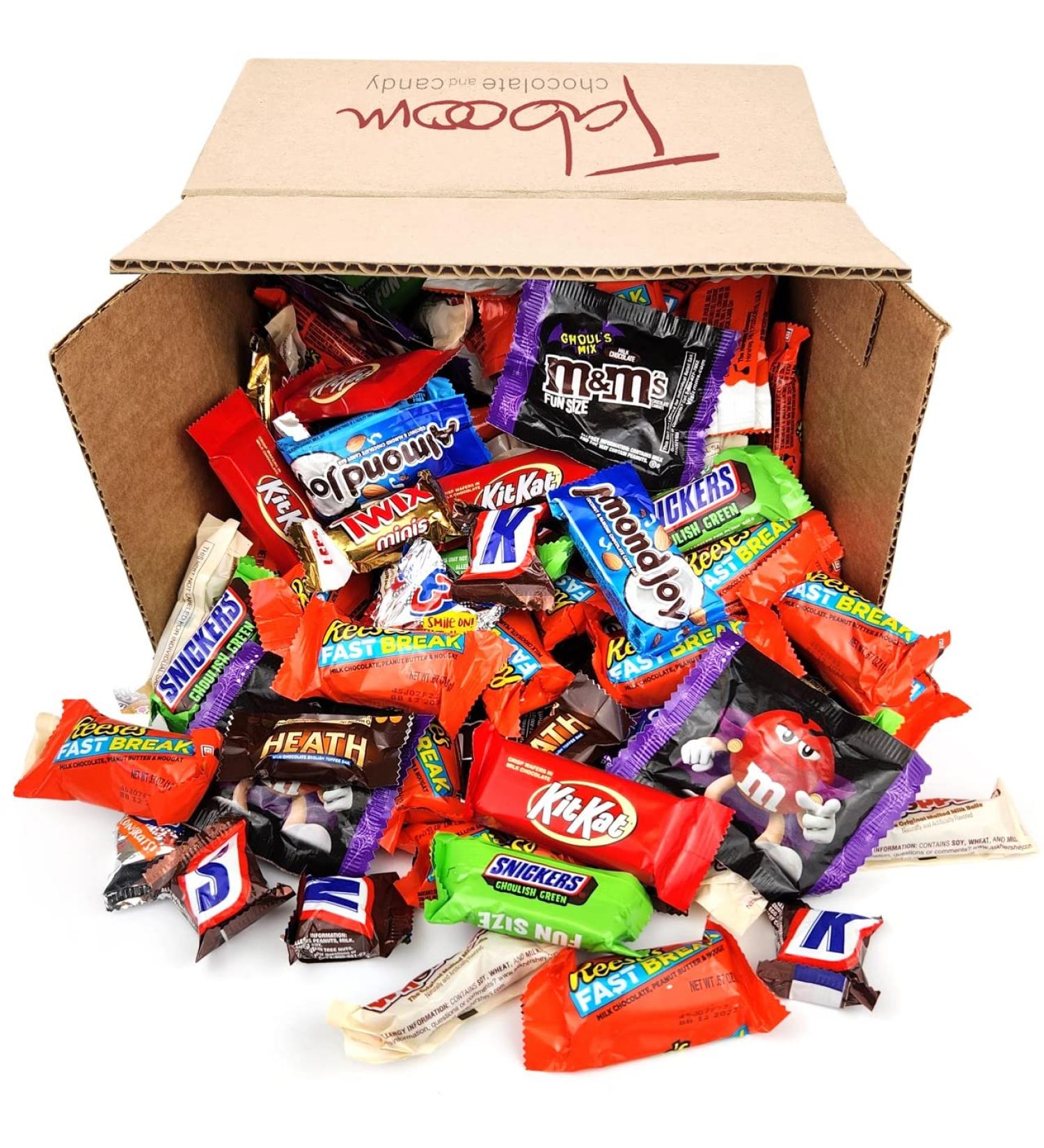 Halloween Chocolate Variety Pack with Hershey's, Reese's, Kit Kat Miniatures - 5 LB Individually Wrapped Assortment - Buy Online on GoSupps.com