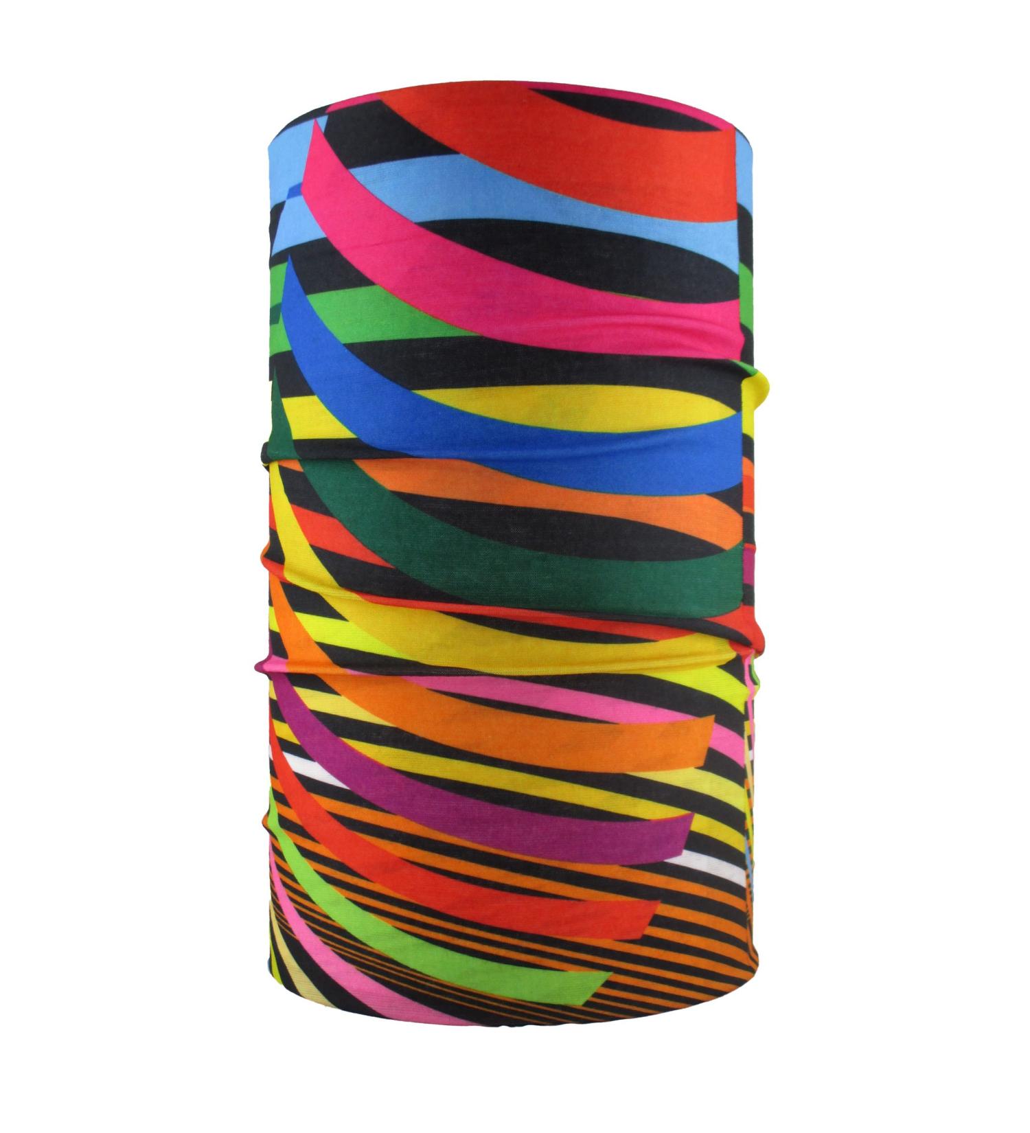 HeadLOOP multifunctional scarf colorful stripes loop tube scarf scarf headscarf microfiber