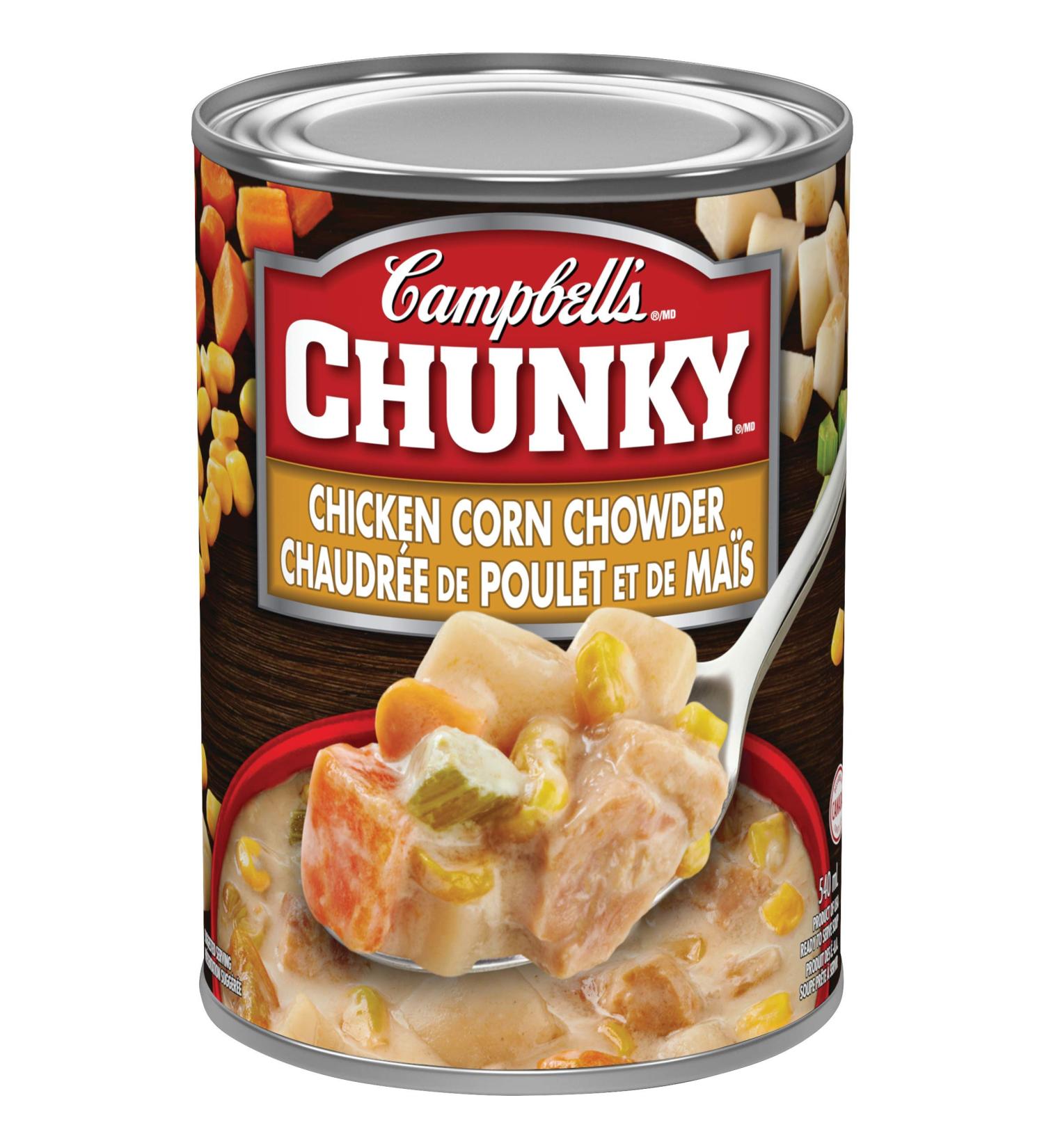 Campbell's Chunky Chicken Corn Chowder Soup 540ml - Imported from Canada - Buy Online on GoSupps.com