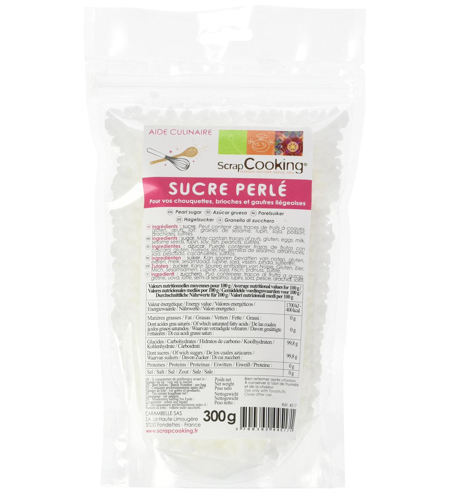 Scrapcooking - Pearl Sugar - Sachet - 300g - Buy Online on GoSupps.com