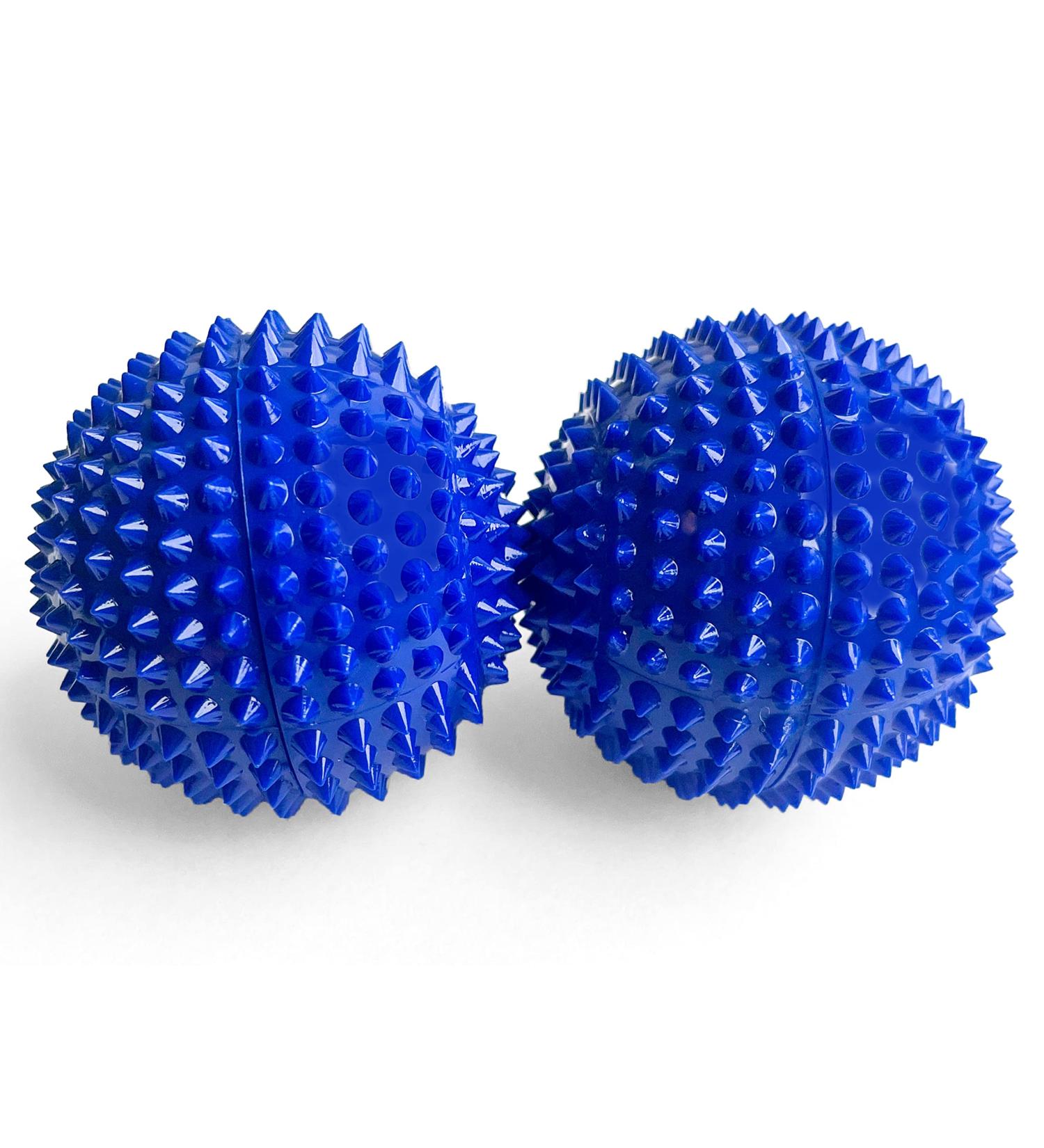 2x DBT Skills Hedgehog Ball - Magnetic High Stress Acupressure Ball for Stress Relief Massage & Enhanced Mobility - Blue Matt 47mm - Buy Online on GoSupps.com