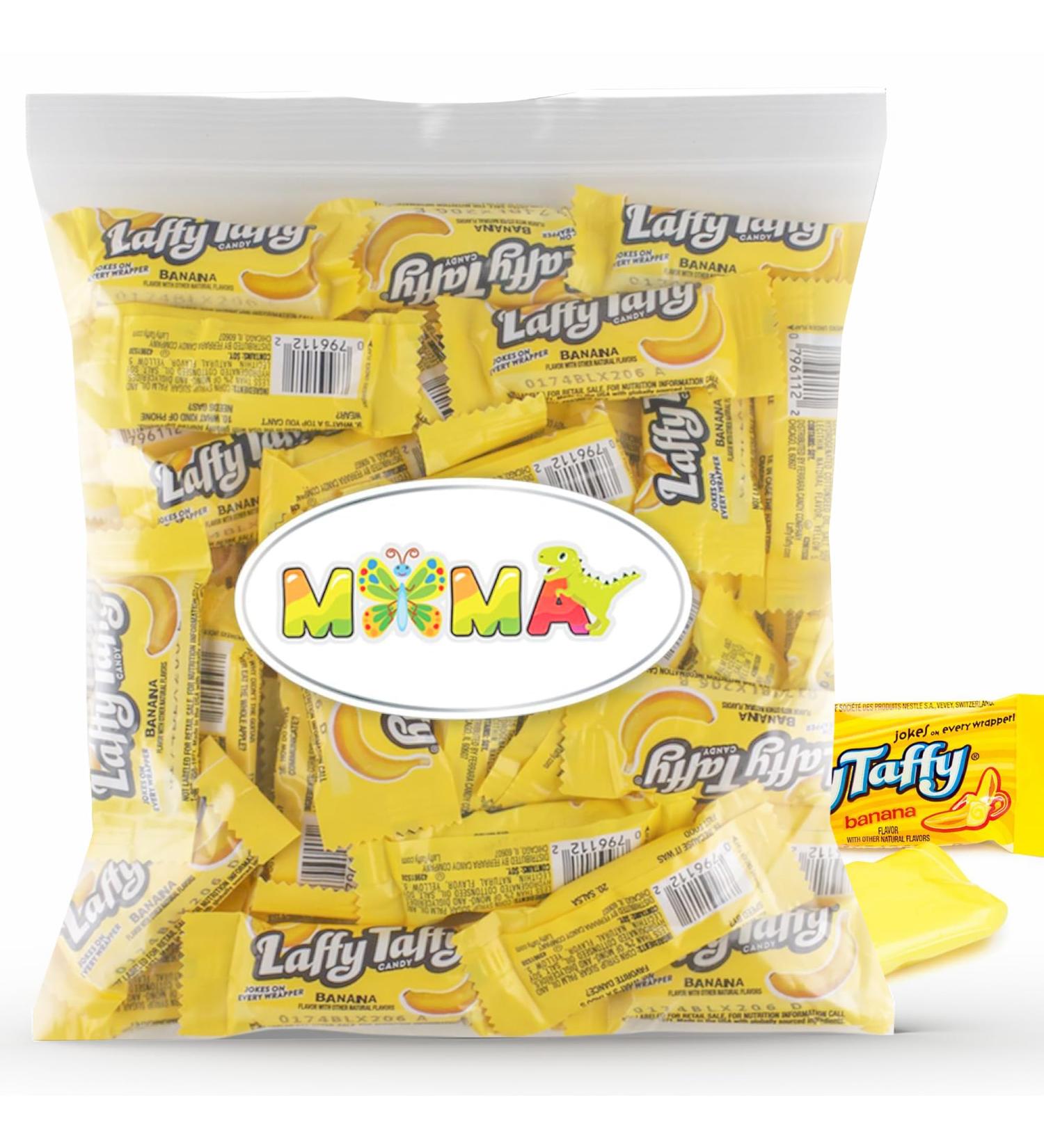 Buy Chewy Tangy Mini Taffy Bars - 1 Pound Banana Bulk Candy for International Shipping - Buy Online on GoSupps.com
