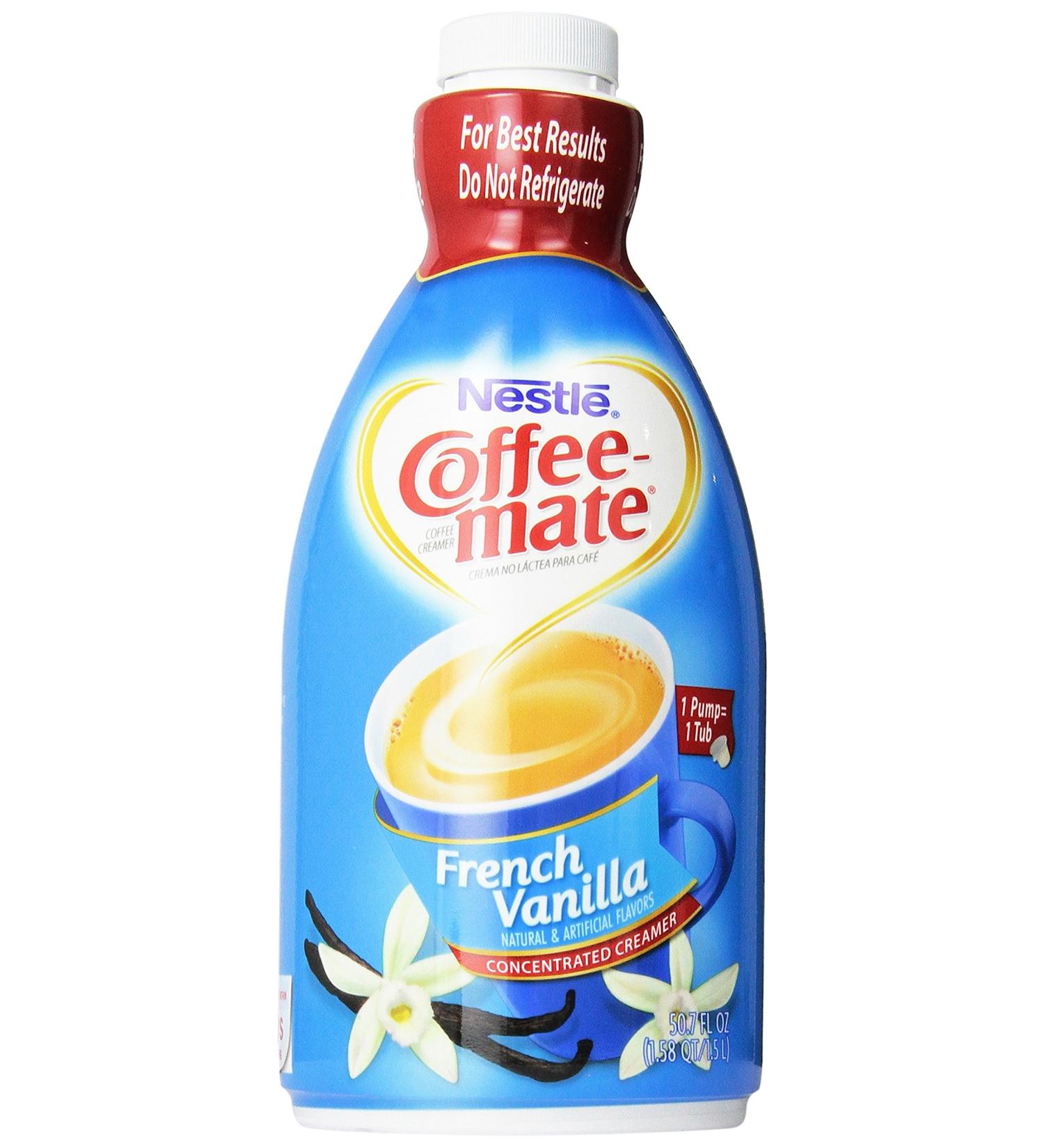 Nestle Coffee Mate French Vanilla Coffee Creamer 50.7 Oz Pump Bottle - Buy Online on GoSupps.com