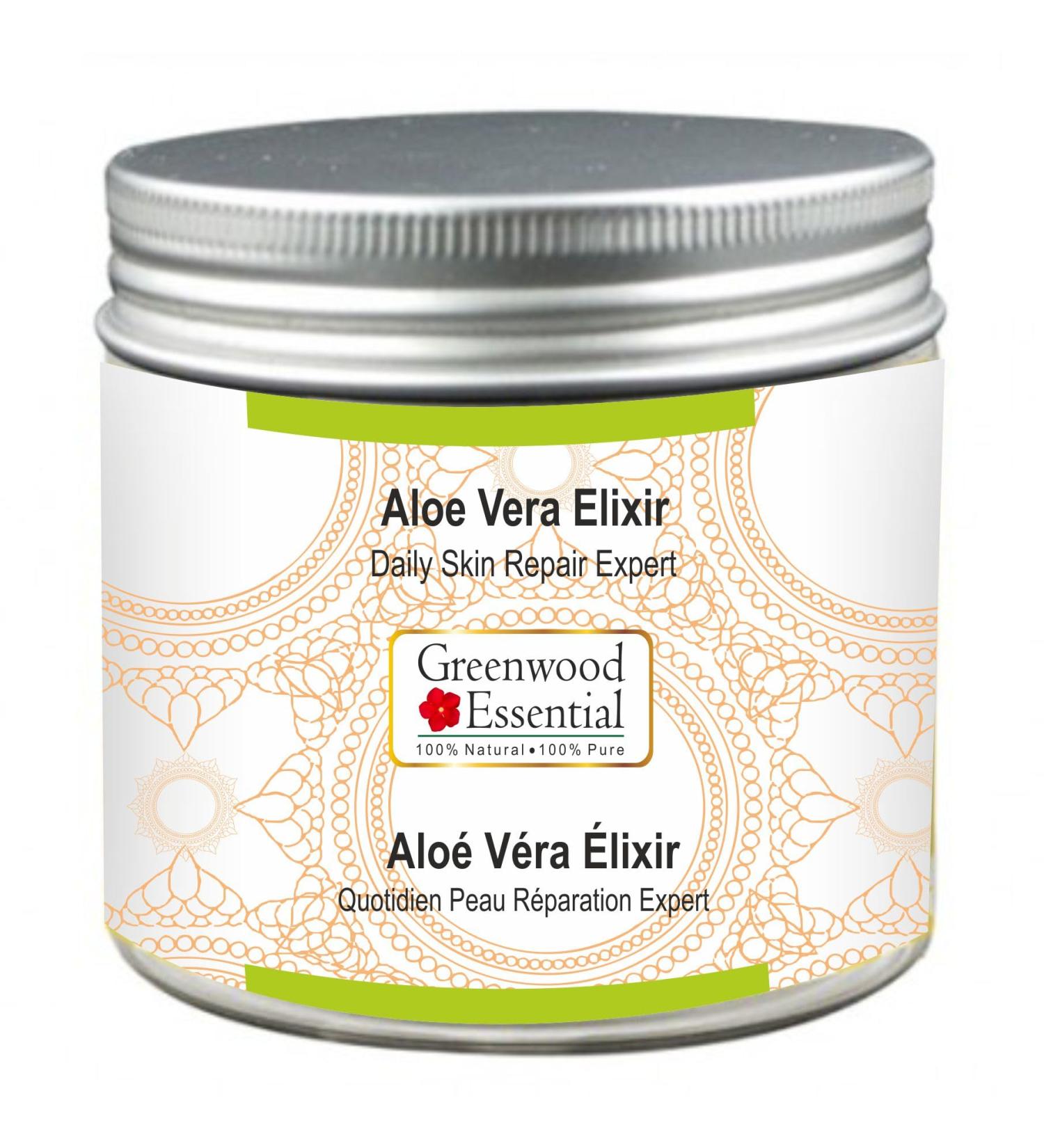 Greenwood Essential Pure Aloe Vera Elixir (Gel) Daily Skin Repair Expert Therapeutic Grade 50gm (1.76 oz) 1.76 Fl Oz (Pack of 1) - Buy Online on GoSupps.com