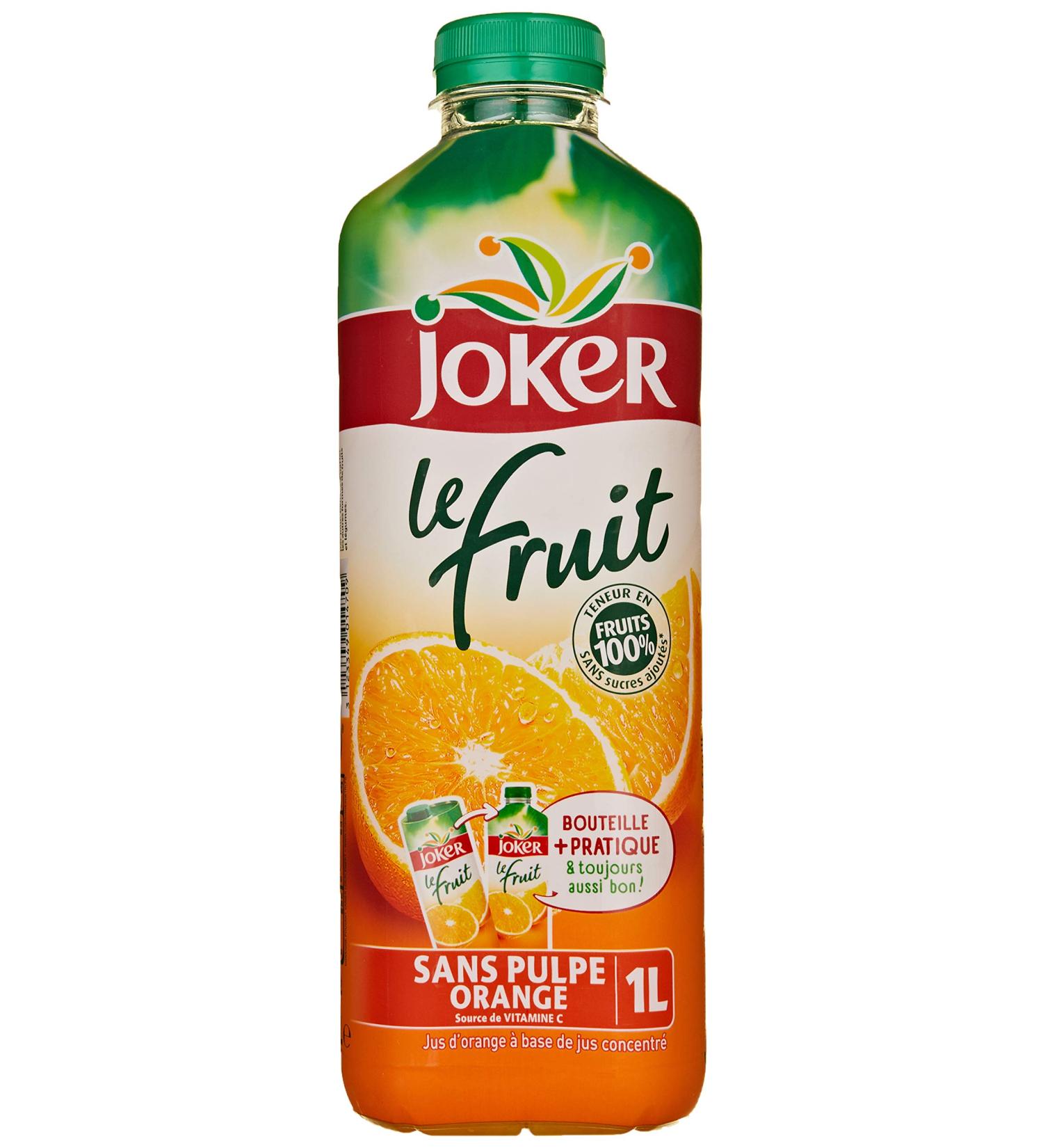 Joker Orange Juice from Concentrated Juice 1 L Brick - Buy Online on GoSupps.com