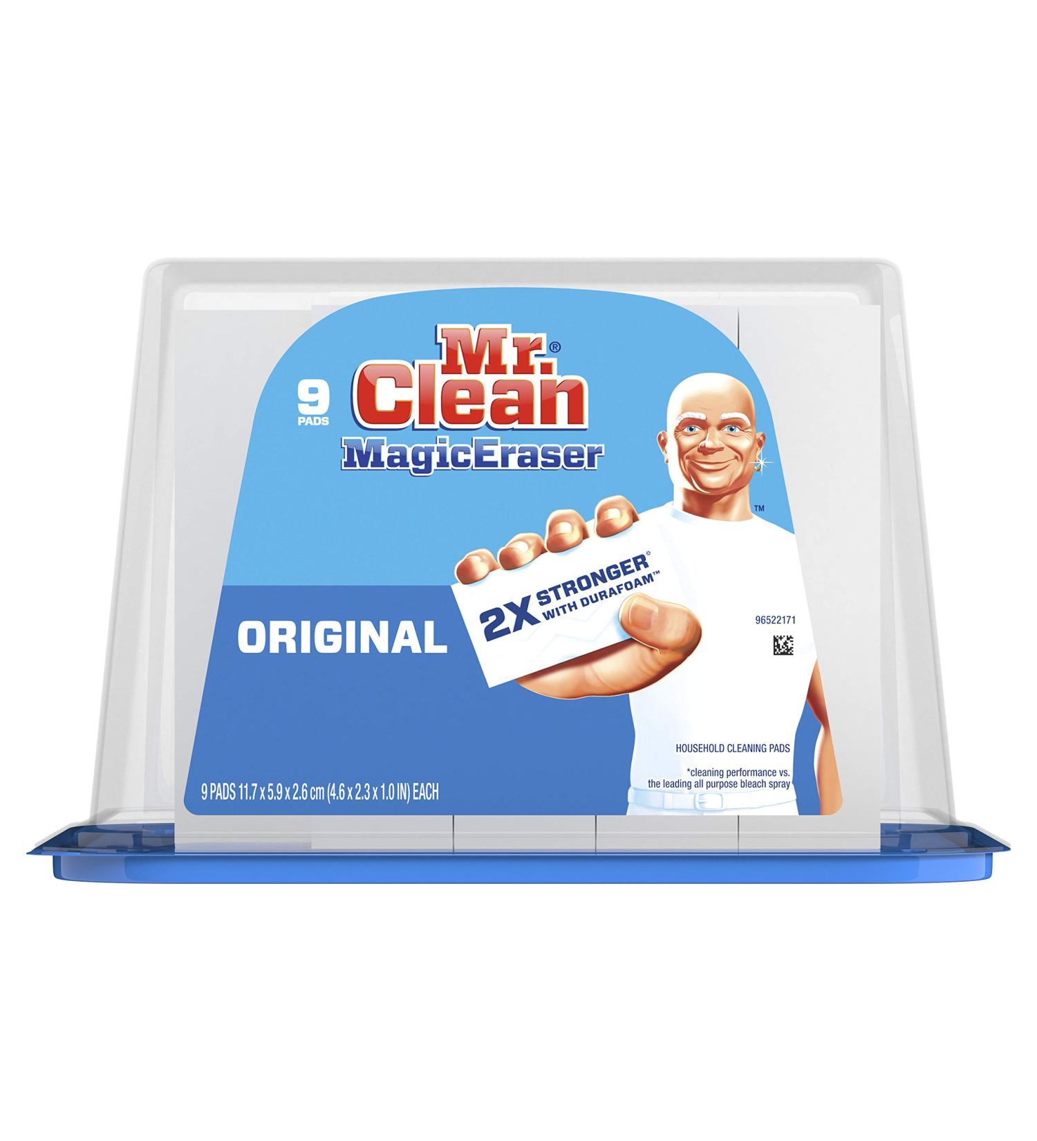 Mr. Clean Magic Eraser Original Cleaning Pads with Durafoam - 9 Count (Old Version) - Buy Online on GoSupps.com