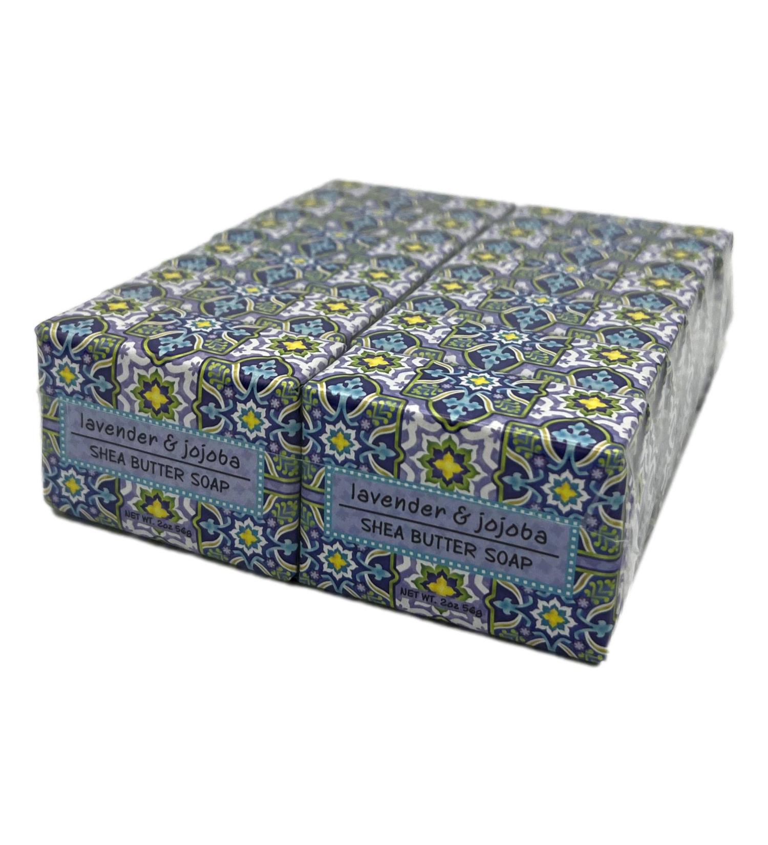 Lavender and Jojoba Shea Butter Soap Set of 12 Bars 2 Ounces Each