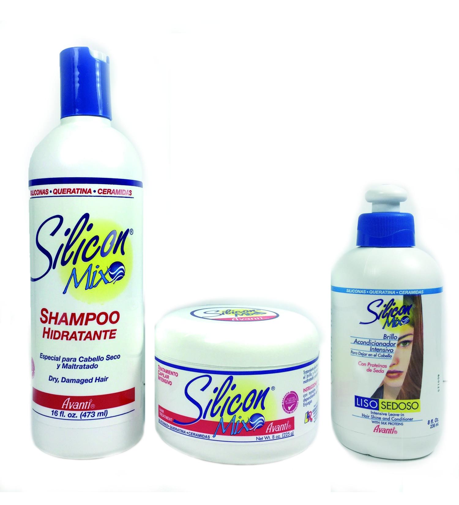 Silicon Mix Hydrating Shampoo 16oz Leave-in Conditioner Treatment 8oz "SET" by Silicon Mix