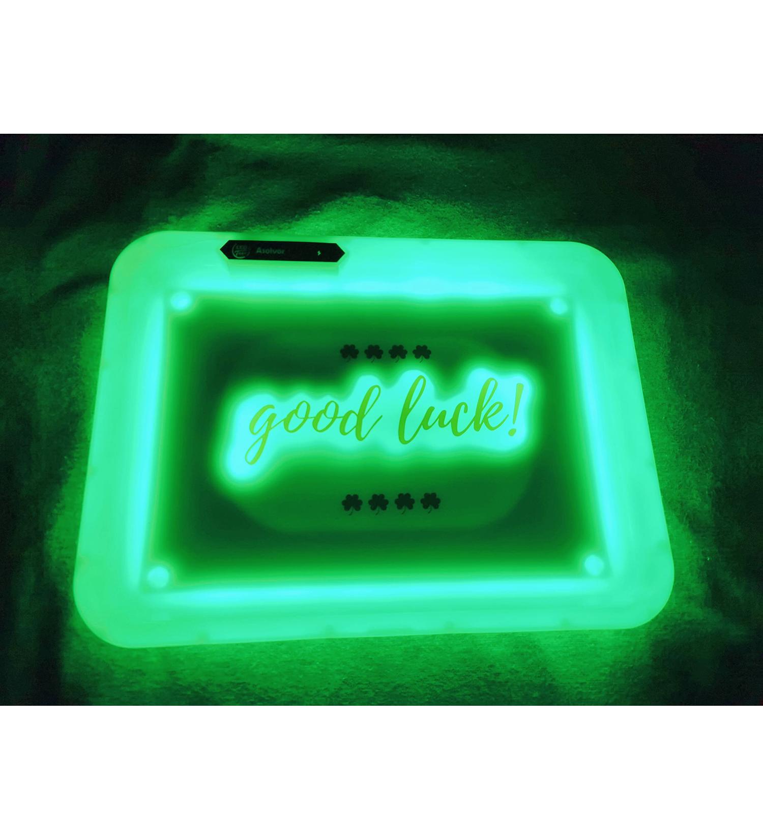 LED Rolling Tray Glow Gift | Voice Control | 7 Color Rotation | White - Buy Online on GoSupps.com
