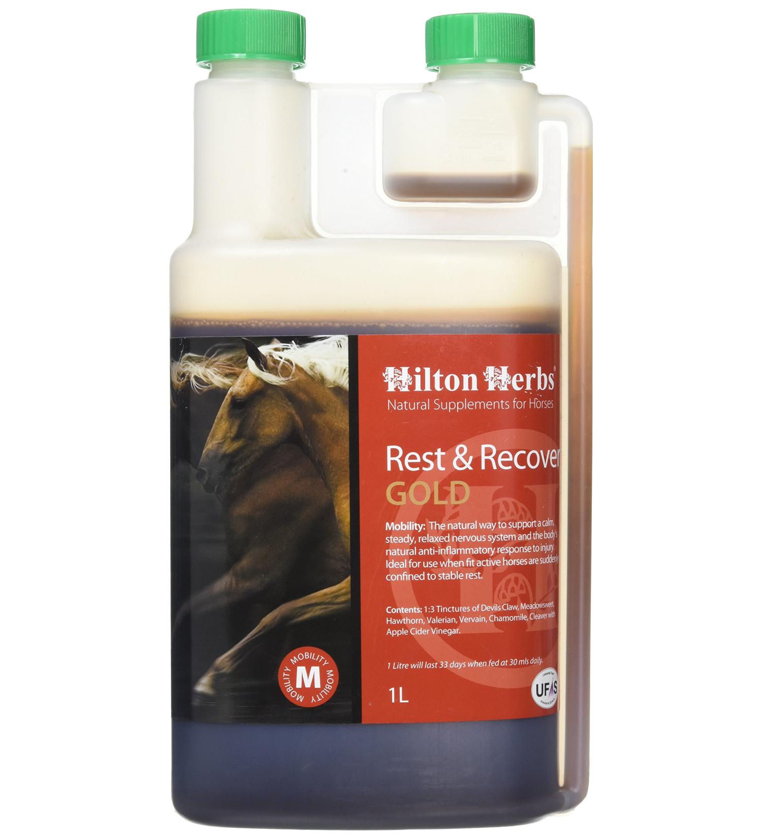 Hilton Herbs Rest and Recover Gold 1 Litre - Buy Online on GoSupps.com