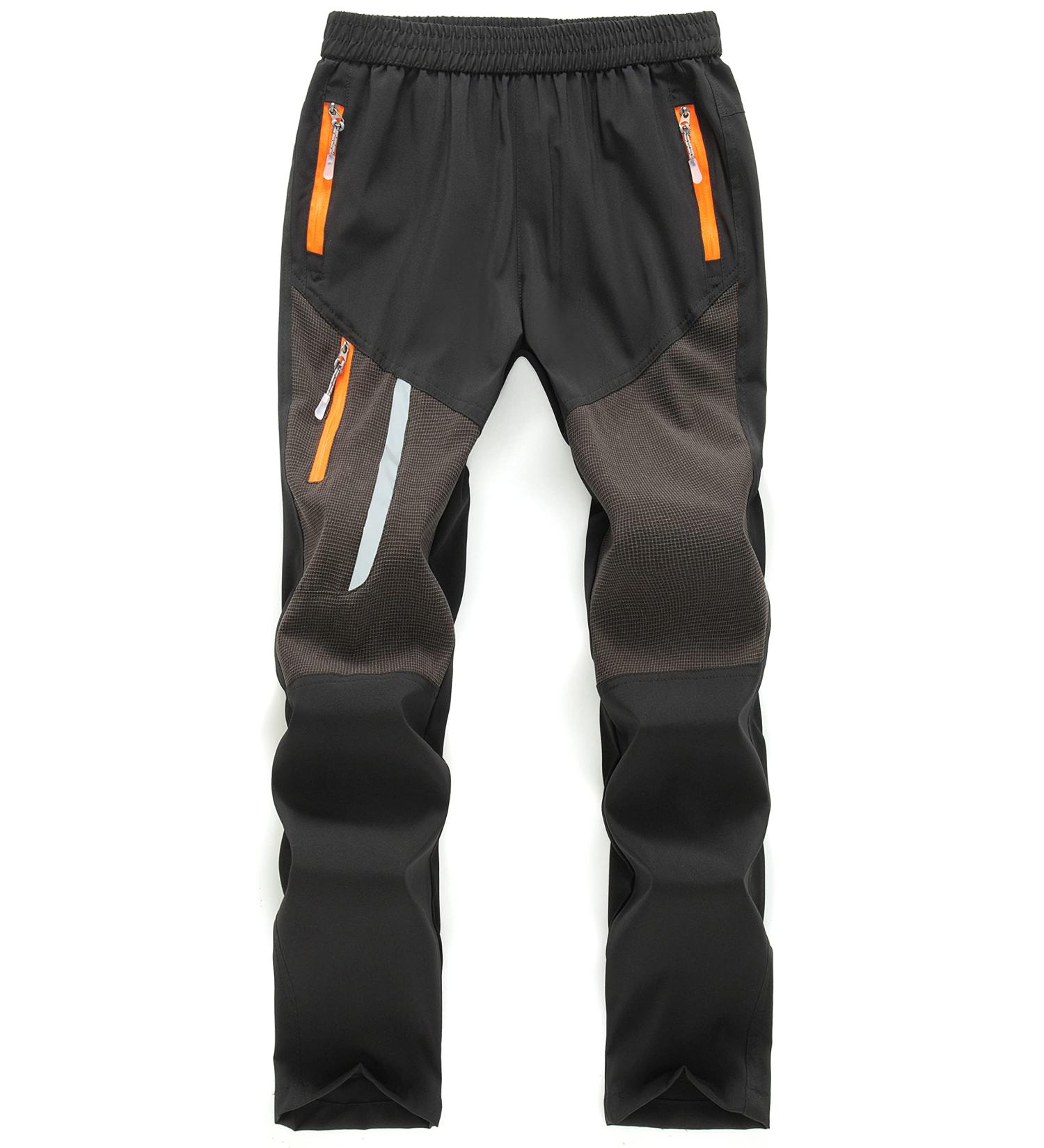 SEEU Kids' Quick Dry Cargo Pants Black 6-7 | Hiking Trousers for Outdoor Adventures - Buy Online on GoSupps.com