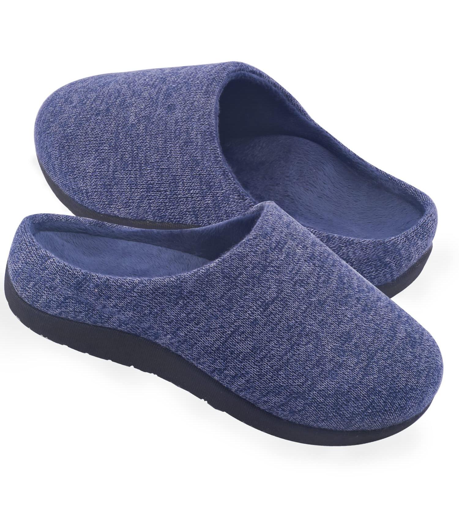 Git-up Orthotic Slippers for Plantar Fasciitis Pain Relief - Blue, 9 Wide Women/7 Wide Men - Buy Online on GoSupps.com