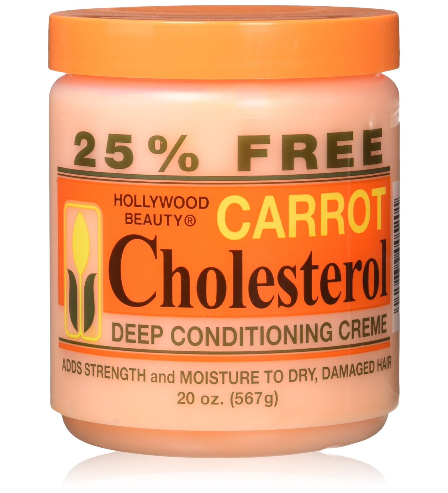 Hollywood Beauty Carrot Cholesterol Deep Conditioning Creme 20oz - Intense Hair Treatment - Buy Online on GoSupps.com