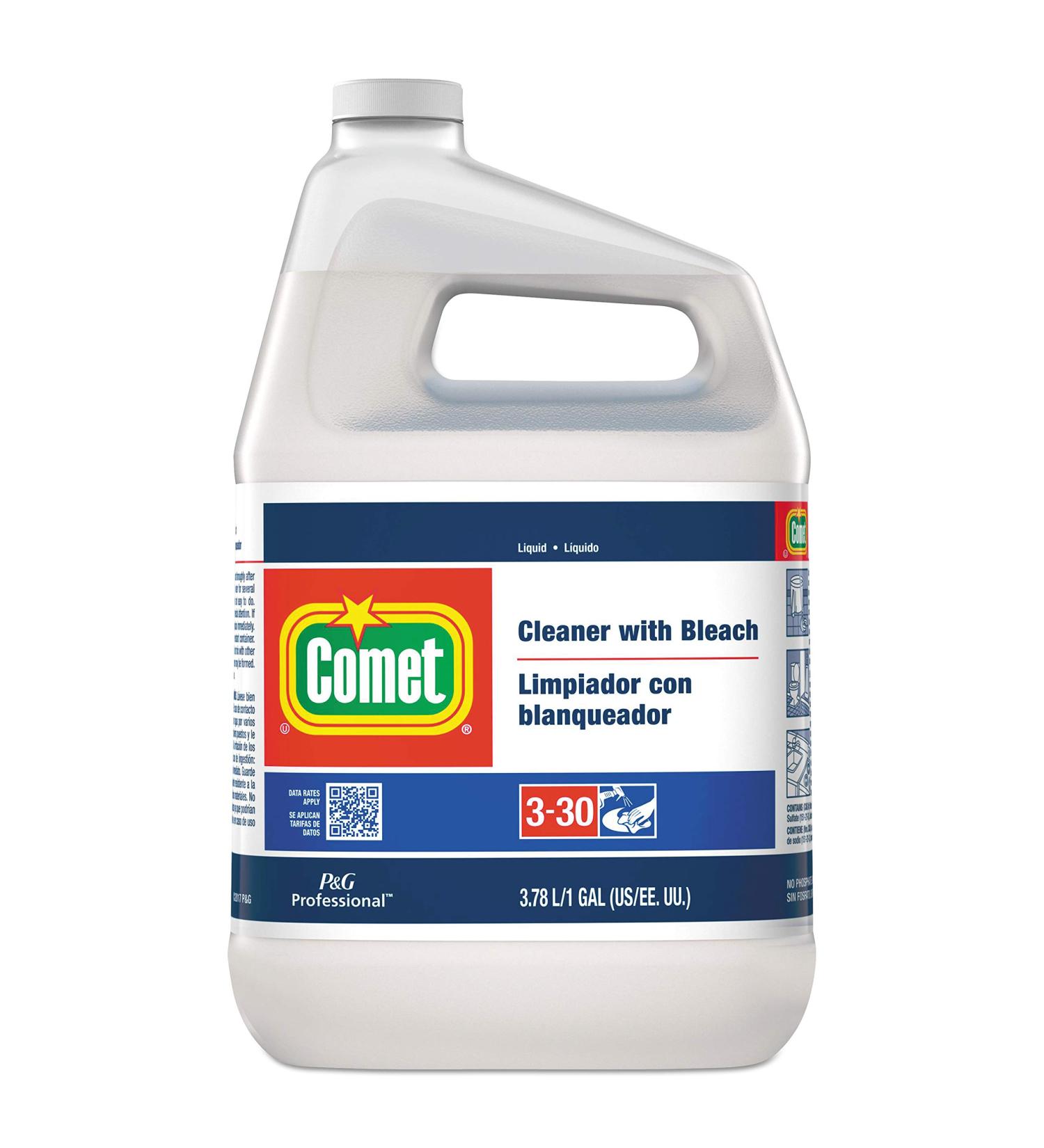 Comet 02291 Cleaner with Bleach - 1 Gallon Bottle | Powerful Stain Removal & Disinfection for Home & Business - Buy Online on GoSupps.com