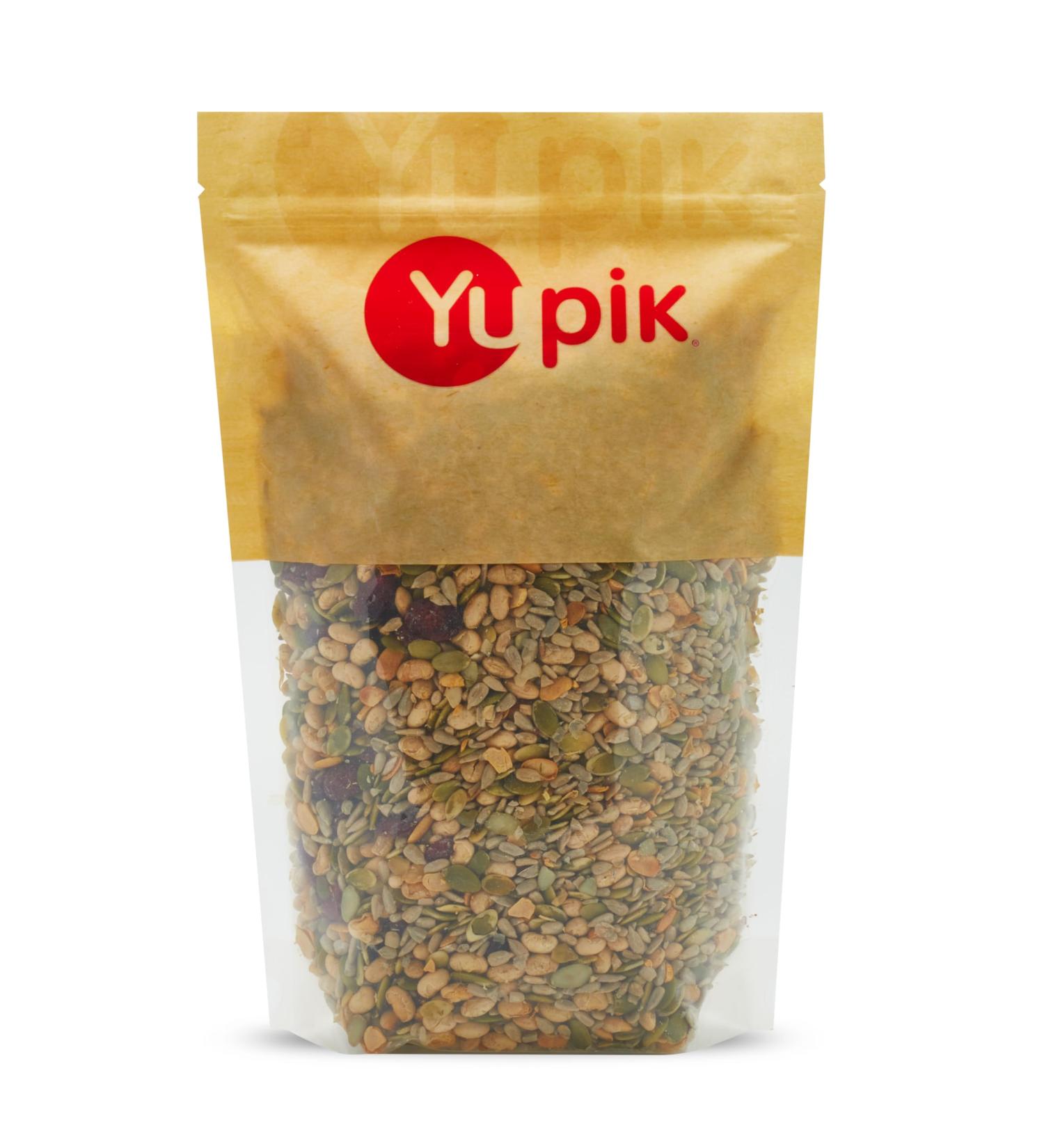 Yupik Salad Topping Mix 1 kg Kosher Vegan Blend of Pumpkin Seeds Sunflower Seeds Soy Beans & Cranberries Good Source of Protein & Fiber Sweet & Salty Flavor Ideal for Salads and More 1 kg (Pack of 1) - Buy Online on GoSupps.com