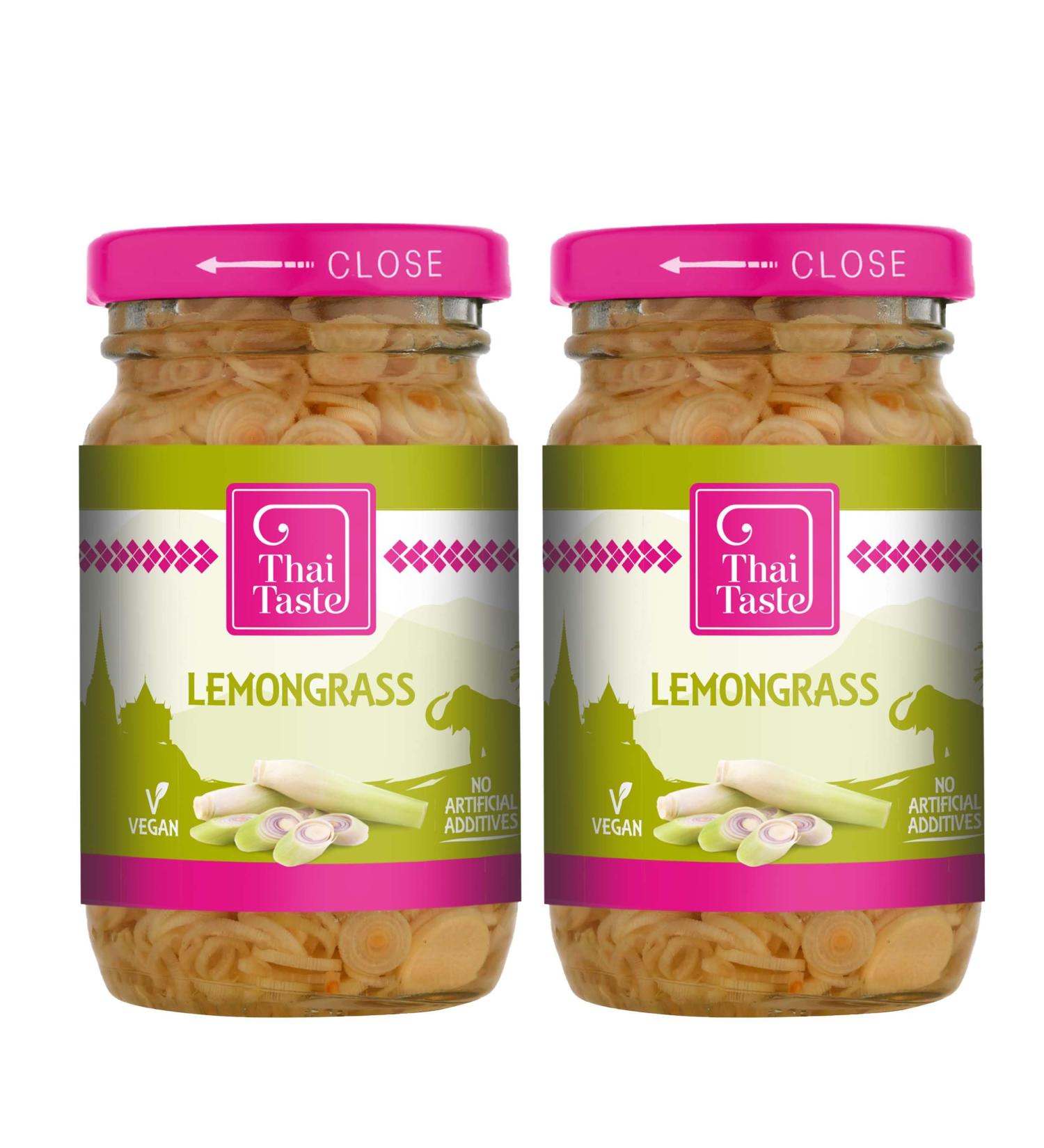  Thai Taste Thai Taste | Lemongrass in Brine | 2 x 114 g - Buy Online on GoSupps.com