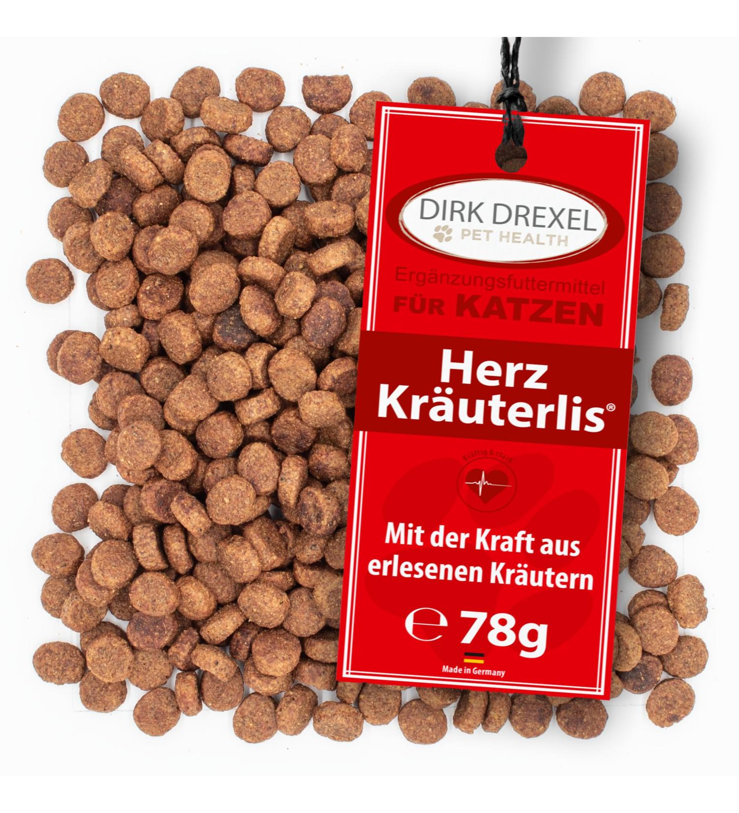 Dirk Drexel Herberlis for Cats - Natural Cardiovascular Support | 3-Month Nutritional Cure - Buy Online on GoSupps.com