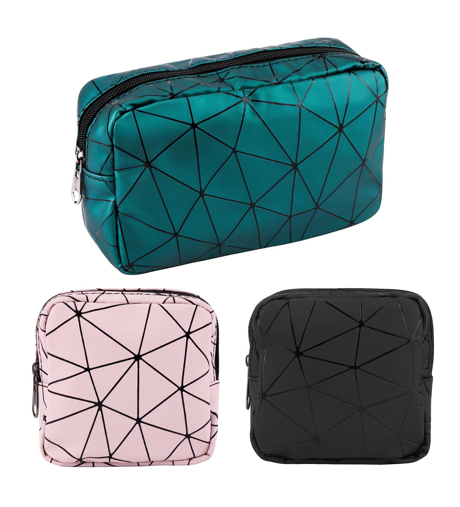 3-Piece Tampons Bag Set | Waterproof Women's Zipper Storage for Coins & Essentials - Buy Online on GoSupps.com