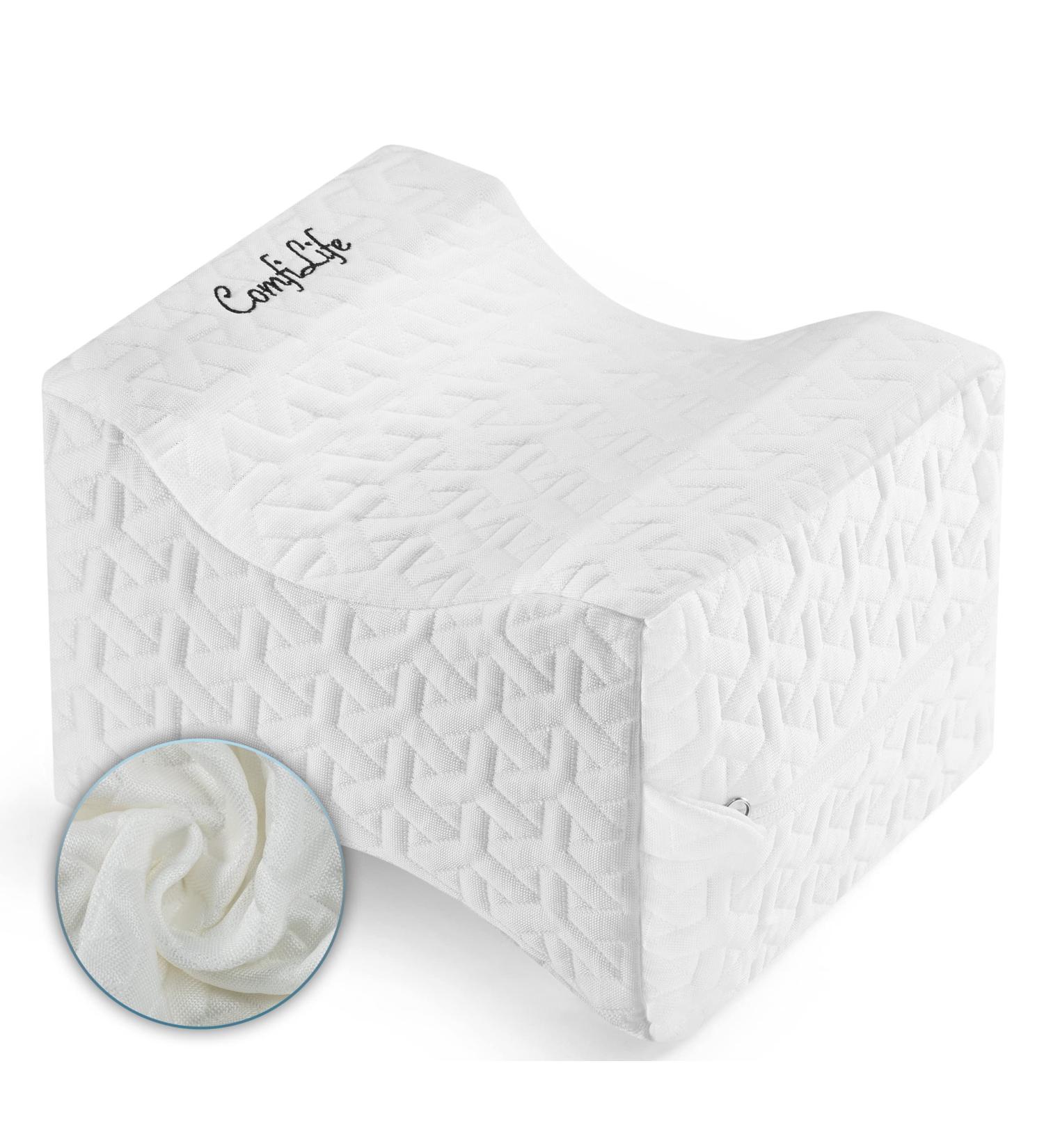 ComfiLife Knee Pillow Replacement Cover - Cooling Fabric - 10 x 8 x 6.3 - Buy Online on GoSupps.com