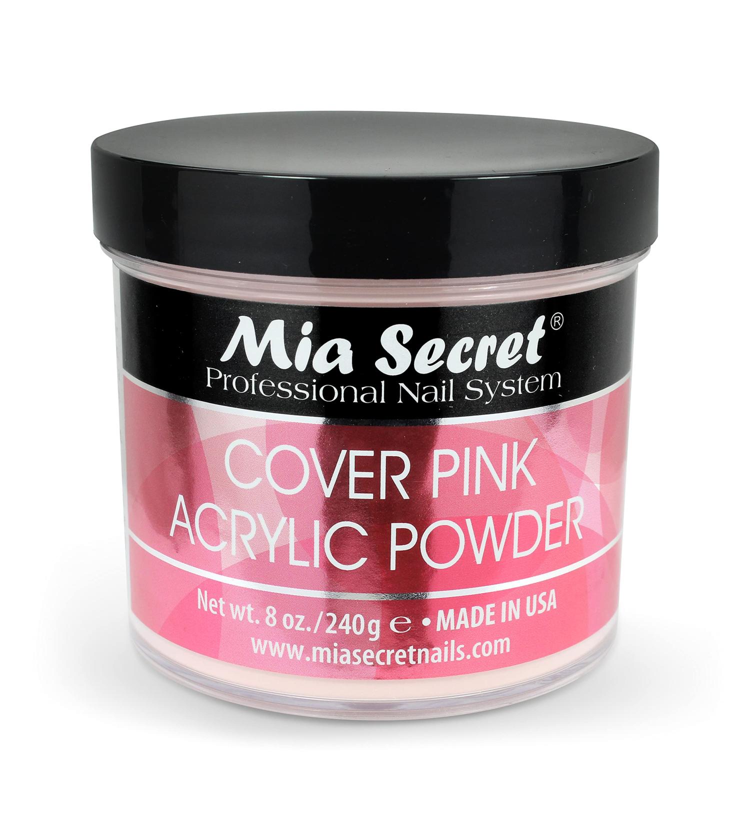 Mia Secret Professional Nail System Acrylic Powder - Cover Pink 8 oz - Long-Lasting and Durable - Buy Online on GoSupps.com