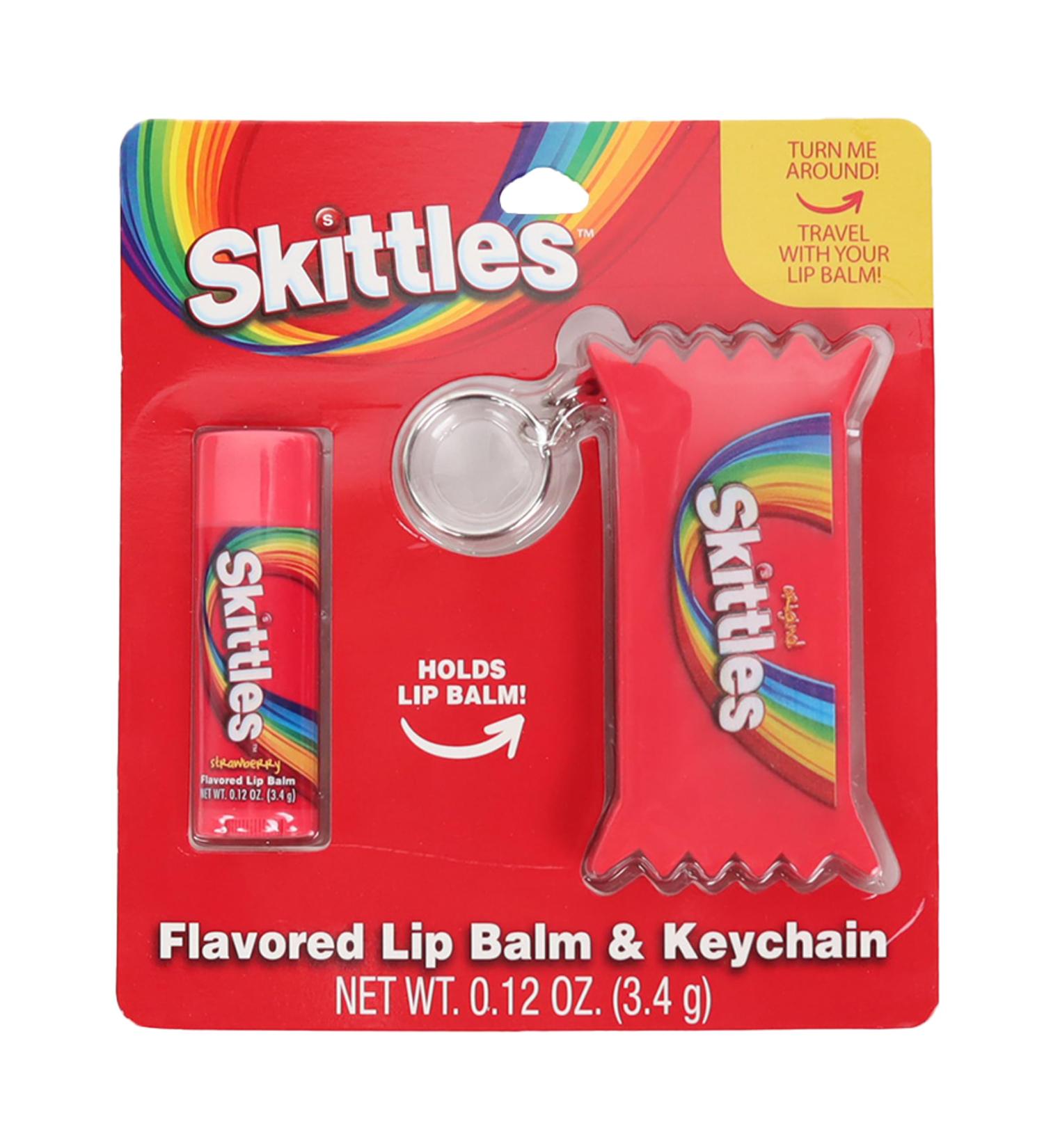SKITTLES LIP BALM KEYCHAIN - Buy Online on GoSupps.com