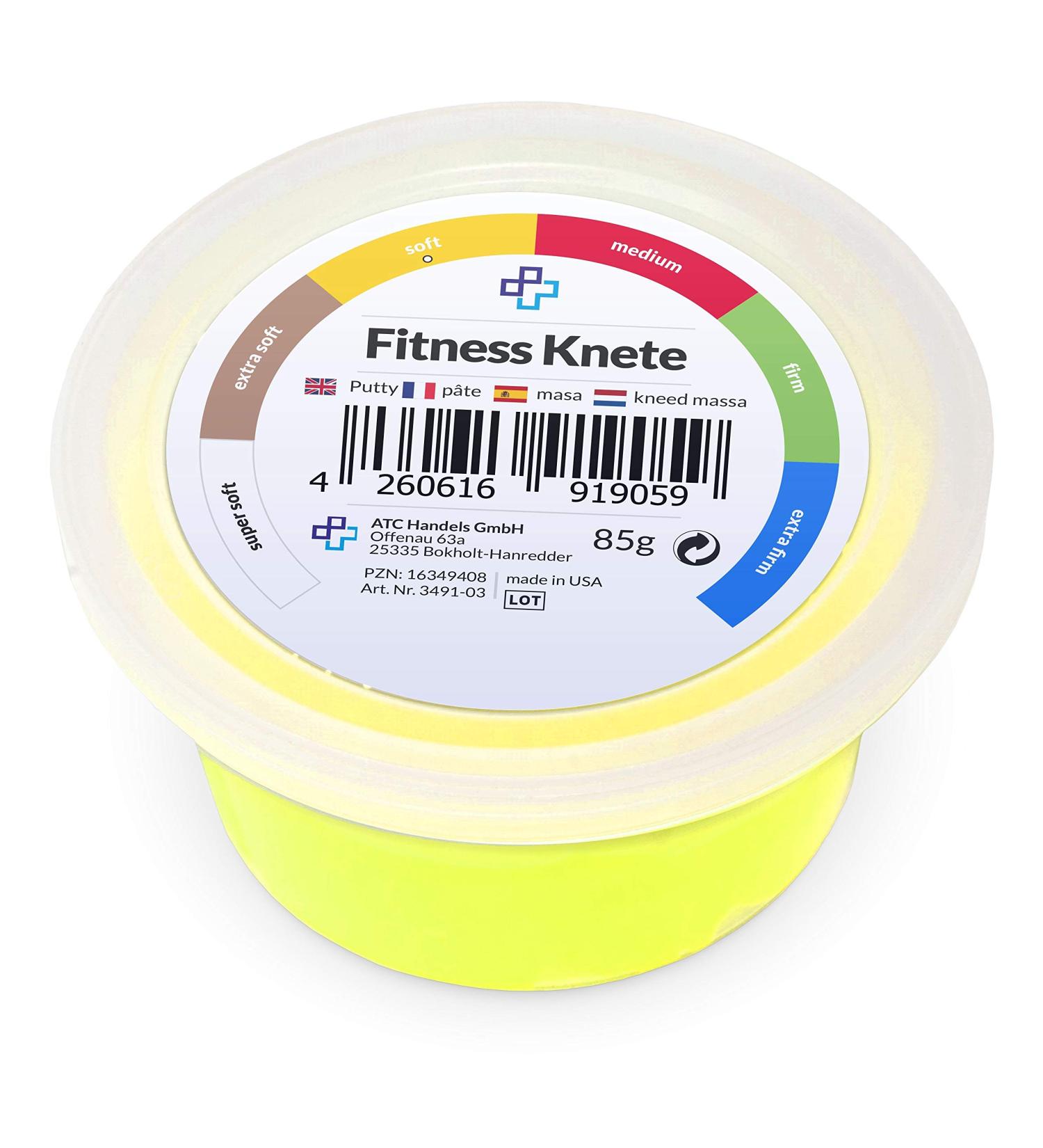 Buy ATC Handels GmbH Therapy Putty 85g Soft Hand Training Modeling Clay 110g Yellow | International Shipping Available - Buy Online on GoSupps.com