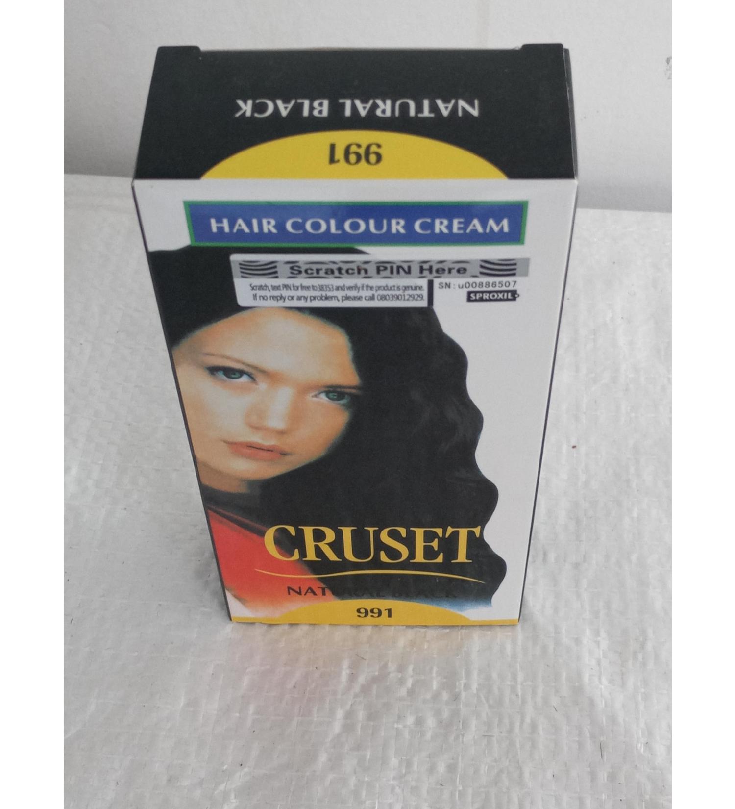CRUSET HAIR COLOUR CREAM WITH CONDITIONER (2 in 1)60ml