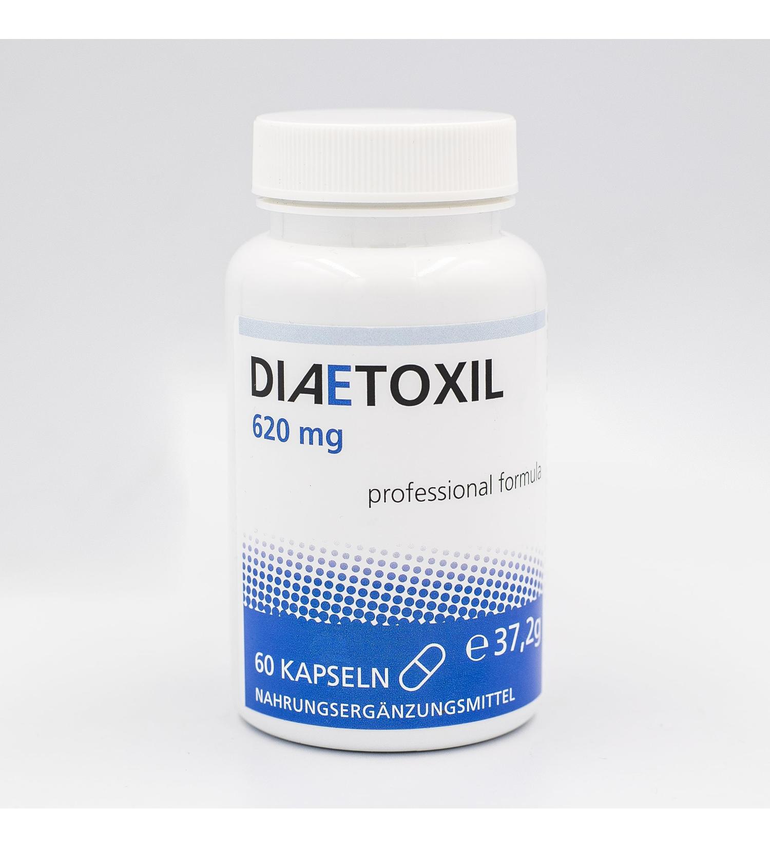 DIAETOXIL - dietary supplement with minerals for weight loss. 60 capsules.