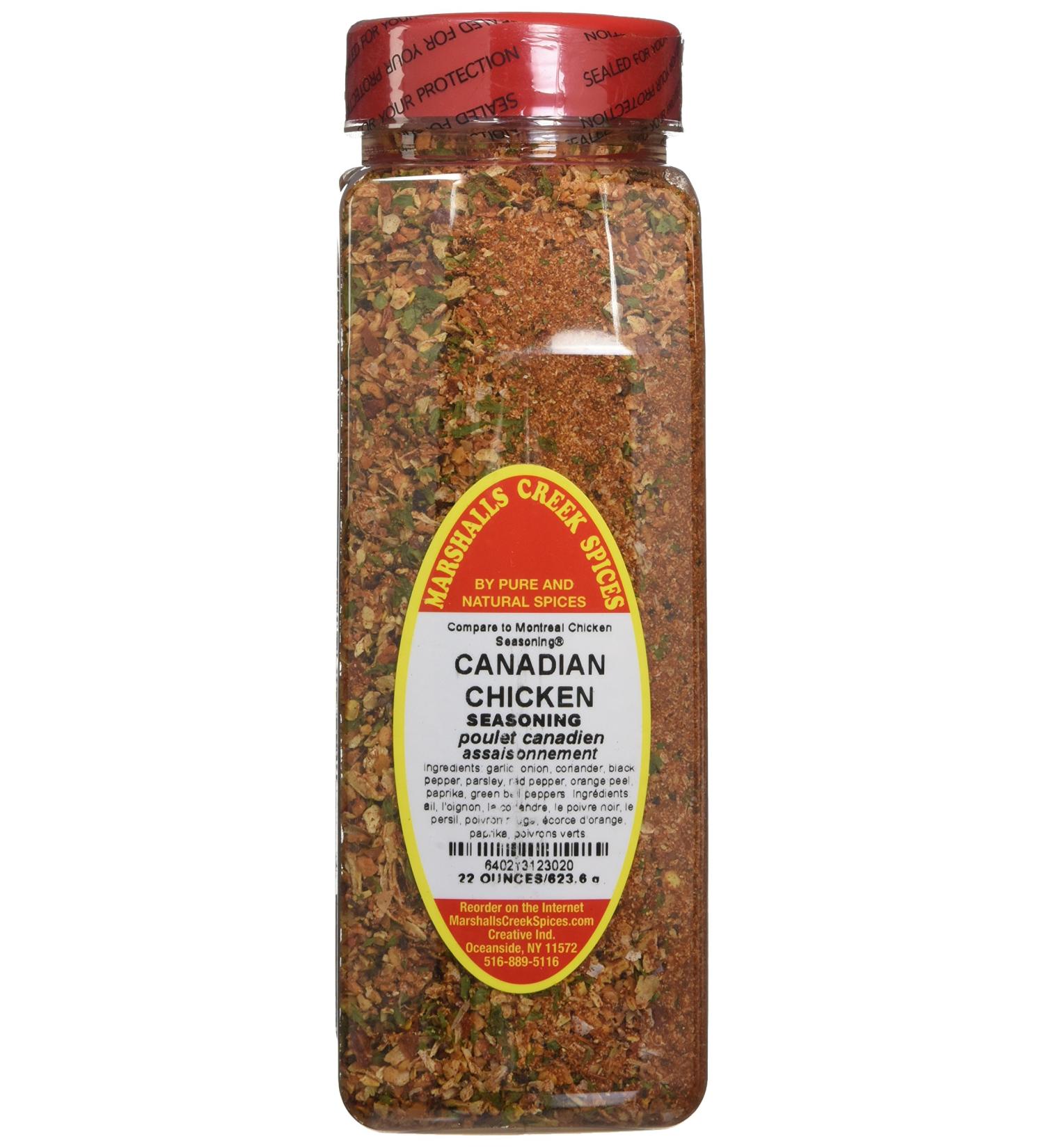 Marshalls Creek Spices Seasoning Canadian Chicken No Salt XL Size 22 Ounce - Buy Online on GoSupps.com