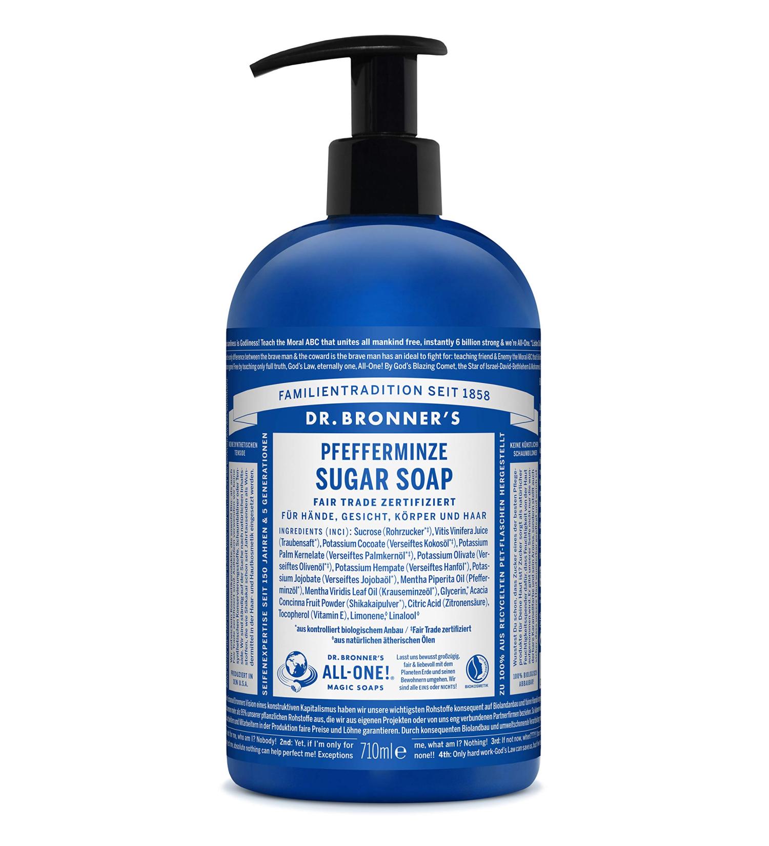 Dr. Bronner's - Organic Sugar Soap Peppermint 710 ml