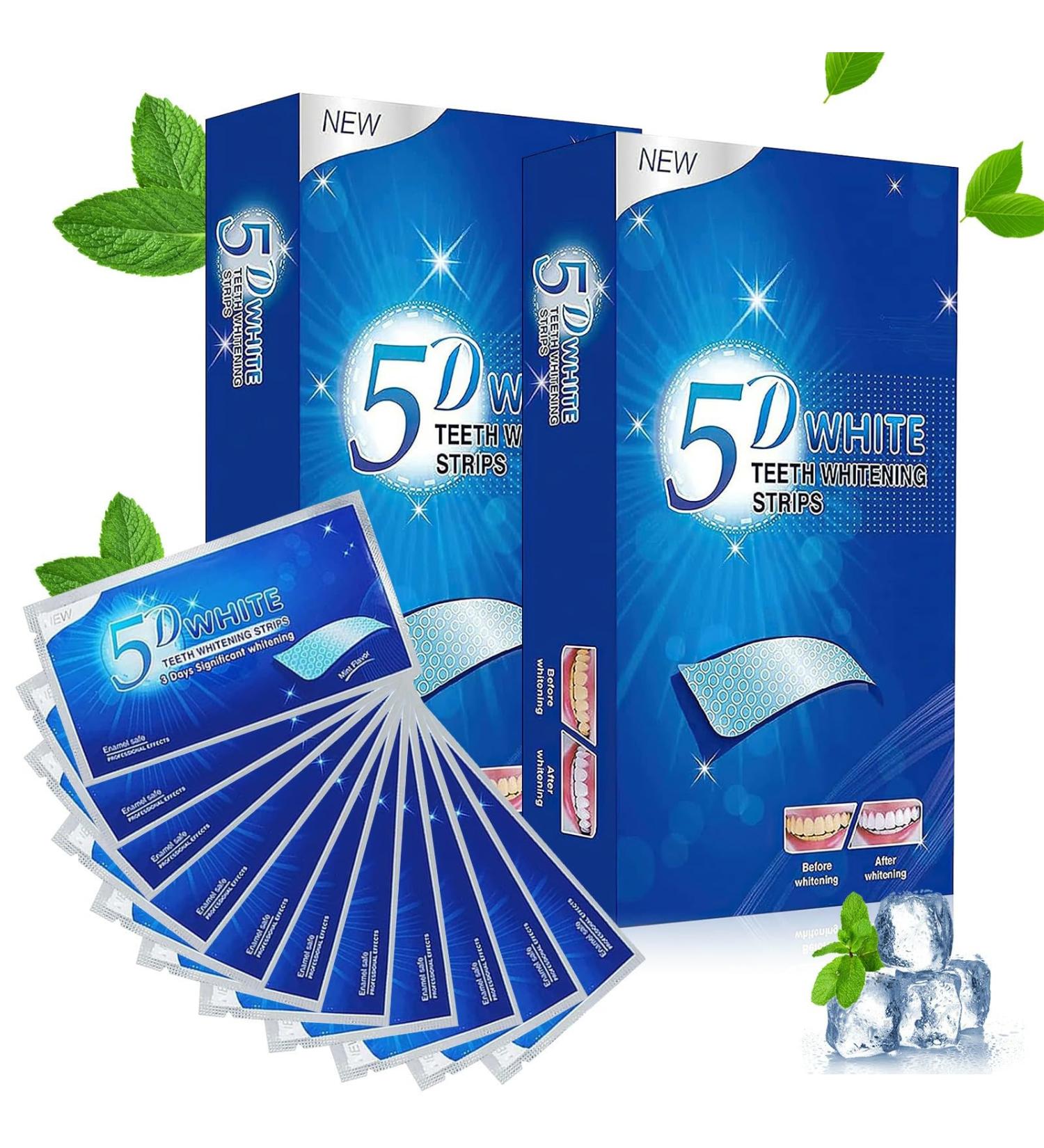Jetop 56 Tooth Whitening Strips - Safe & Effective Teeth Whitening for Sensitive Enamel | Professional Quality Bleaching Strips - Buy Online on GoSupps.com