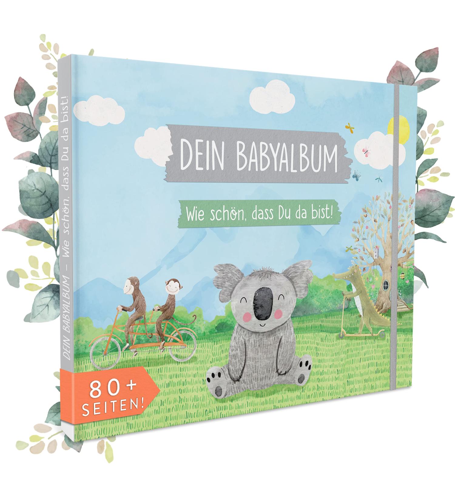 Twivee Baby Album - My First Year Memory Book for Girls & Boys | Durable Baby Diary & Keepsake Album - Buy Online on GoSupps.com