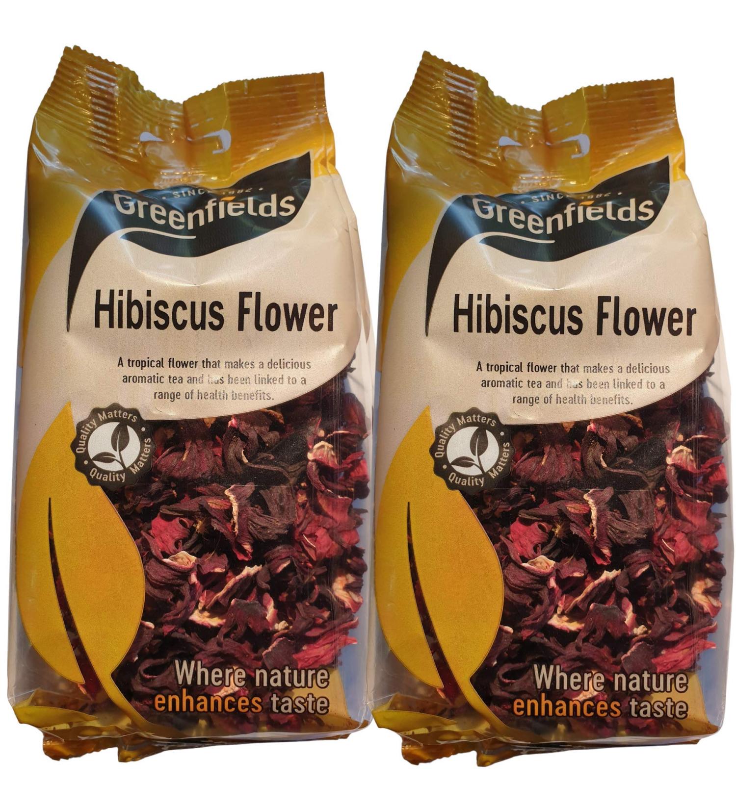  Greenfields Greenfields Pack of 2 x 65g sachets of hibiscus flower herbal tea - Buy Online on GoSupps.com