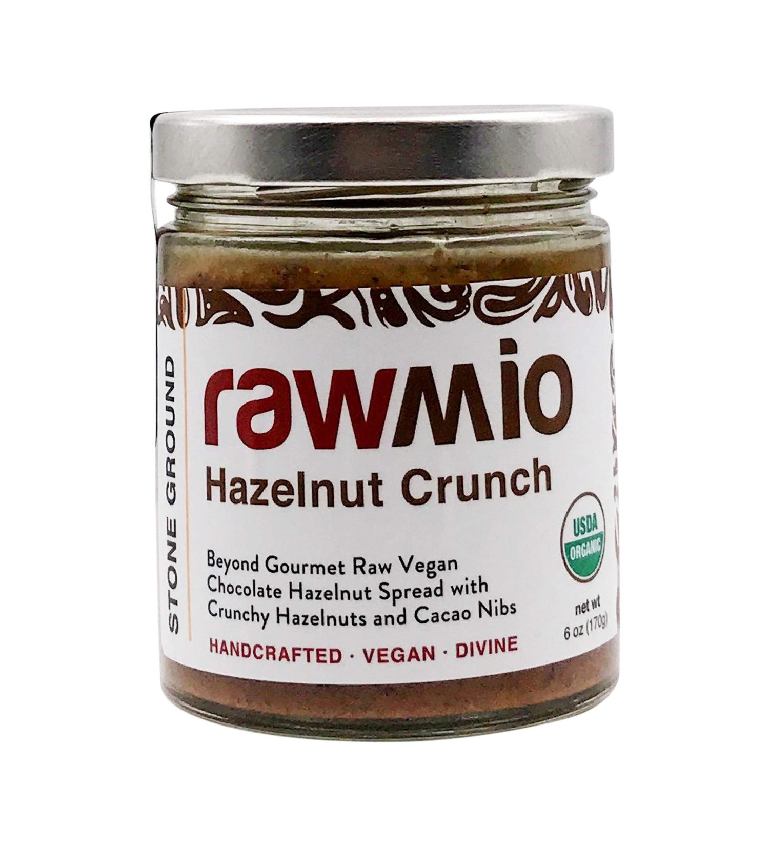 Rawmio Hazelnut Crunch Spread - 6 Ounce | Organic & Vegan - Buy Online on GoSupps.com