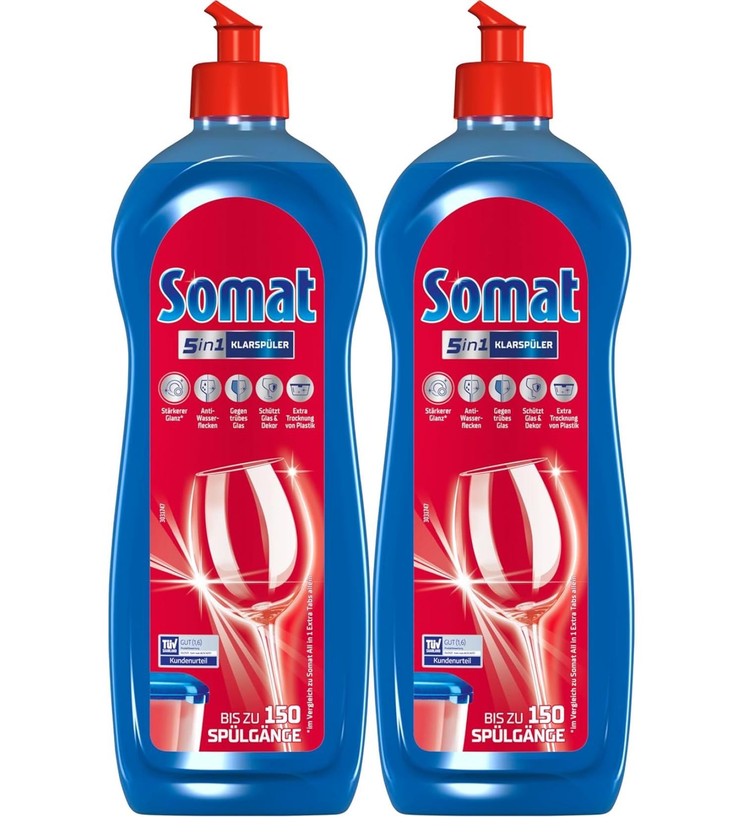 Somat Rinse Aid Economy Pack of 2 - Buy Online on GoSupps.com