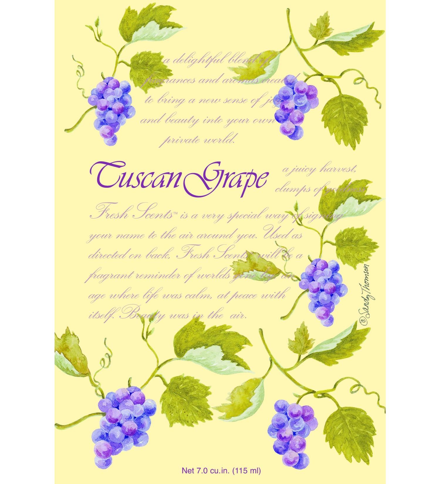 Fresh Scents Scented Sachets - Tuscan Grape  Lot of 6
