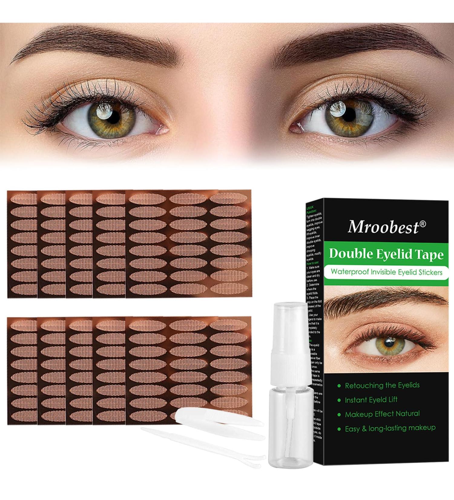 480 Invisible Eyelid Stripes & Loophola Tapes Double-Sided Lift for Bumps & Droops | Quick & Easy Application with Tweezers - Size L - Buy Online on GoSupps.com