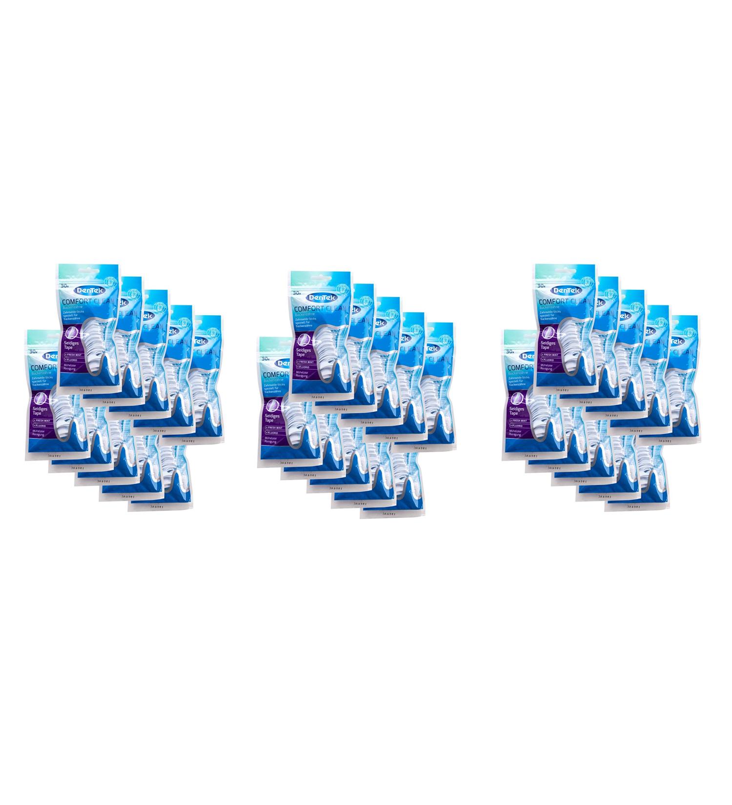 30x DenTek Comfort Clean Dental Floss Sticks