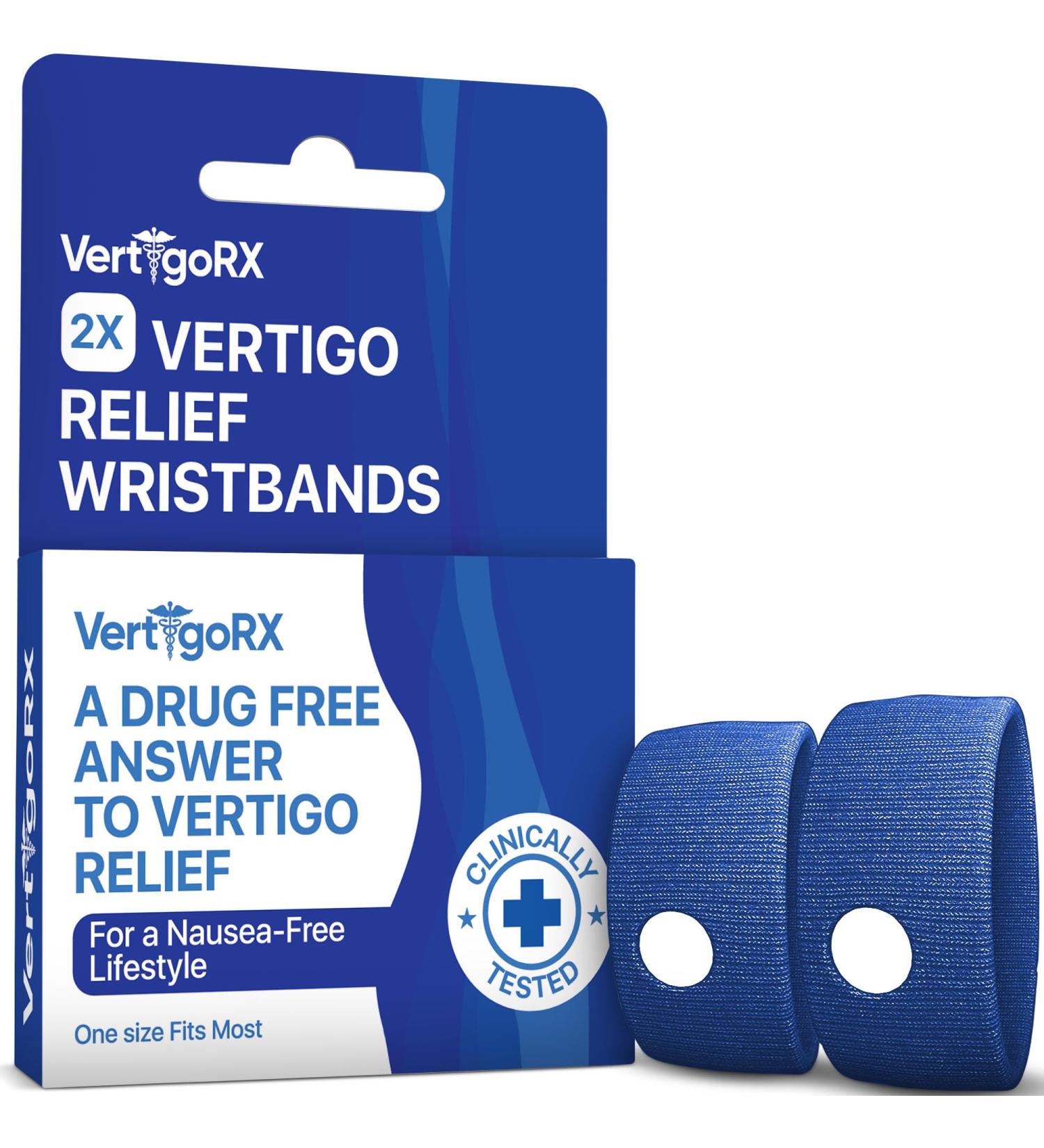 Buy Vertigo Relief Wristbands | Natural Dizziness Treatment & Inner Ear Balance | Pack of 2 | International Shipping Available - Buy Online on GoSupps.com