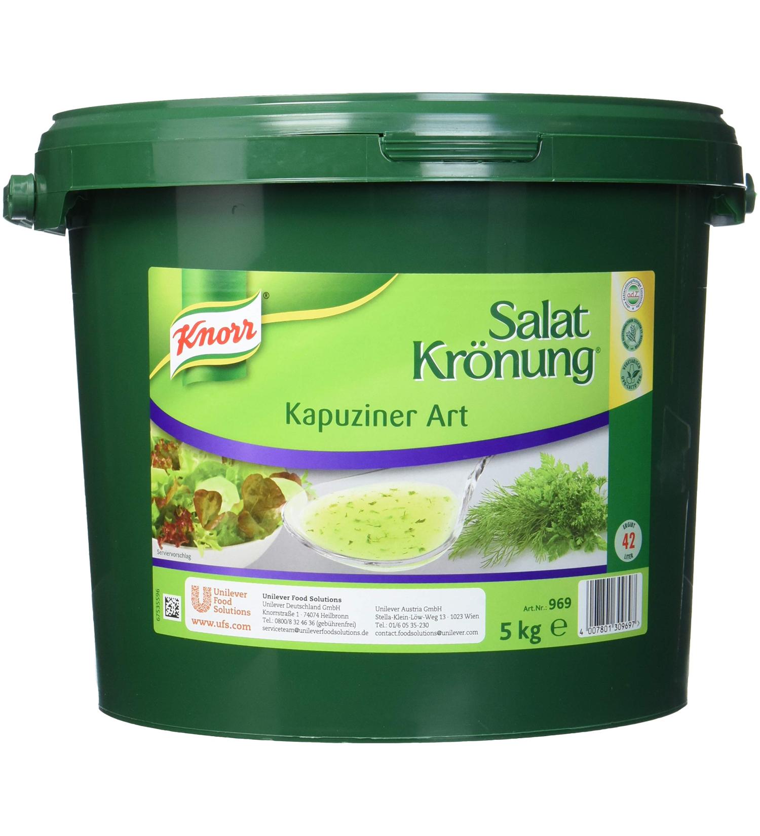 Buy Knorr Salad Coronation Capuchin Style Dressing - 5kg | Premium Herb & Spice Base for Delicious Salads | International Shipping Available - Buy Online on GoSupps.com