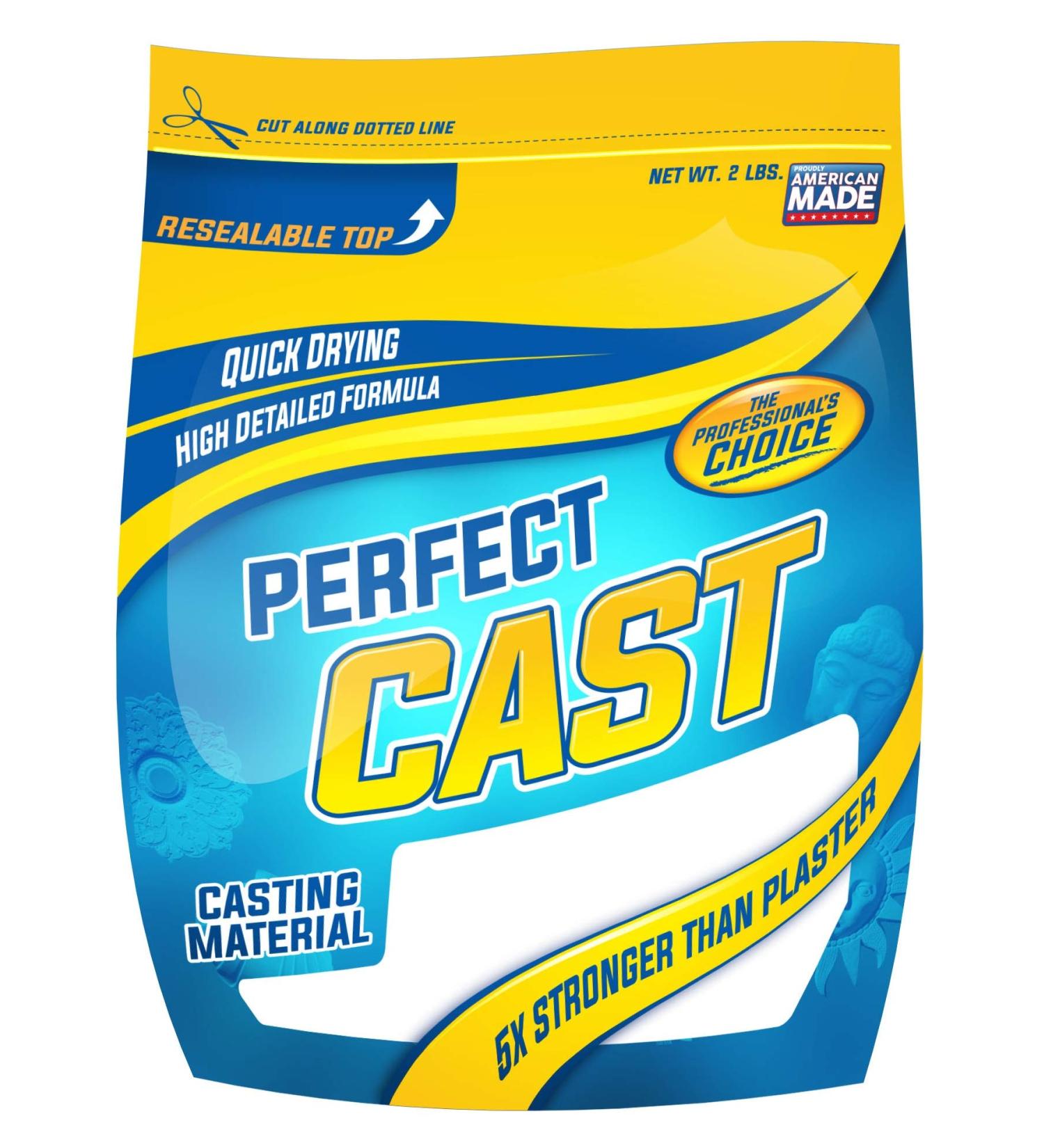 2LB Perfect Cast & Paint Harder Than Plaster Casting Material - 1 Unit - Buy Online on GoSupps.com