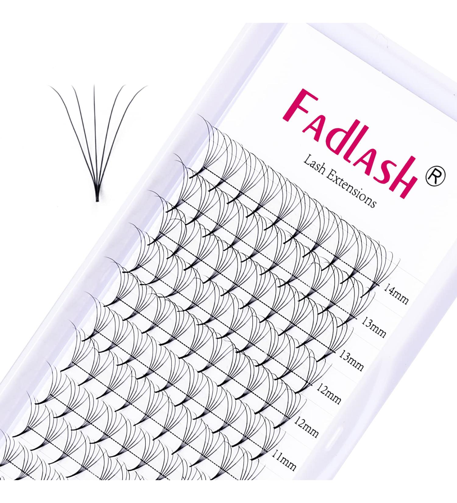 Shop 5D Russian Eyelash Extensions - Prefabricated Fans 0.05mm D Curl (8-14mm) for Stunning Lashes - Buy Online on GoSupps.com