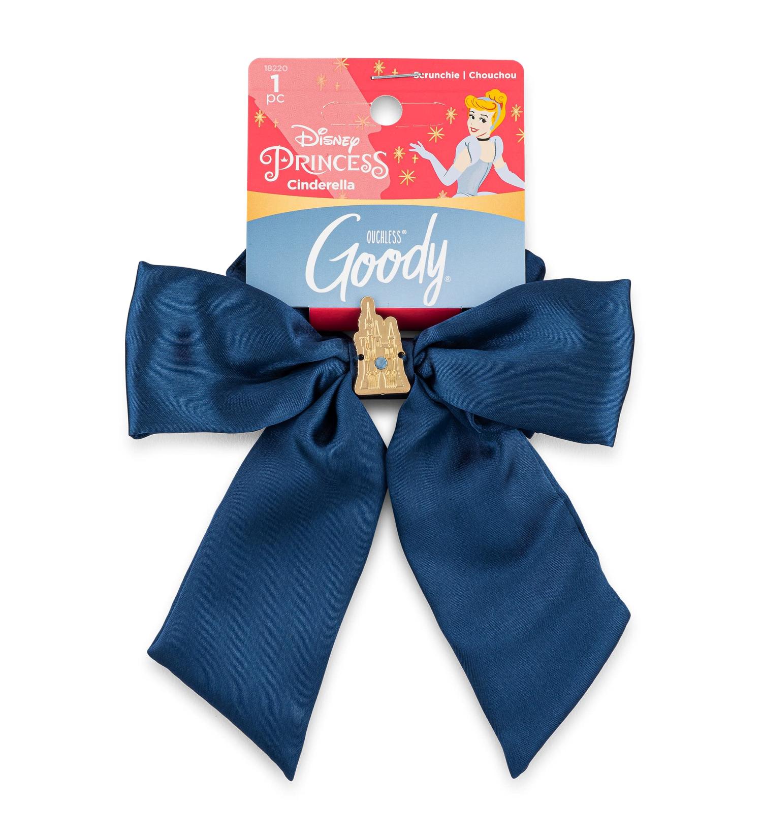 Disney Princess Cinderella Goody Ouchless XL Scrunchie Bow - Hair Accessories for Men, Women, Boys & Girls - All-Day Comfort & Secure Style for All Hair Types - Buy Online on GoSupps.com