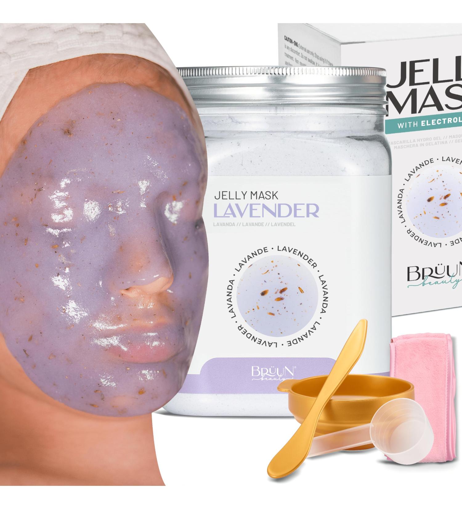 Brun Peel-Off Gelee Mask | Premium Lavender Modeling Mask Powder for Spa & Skin Care - Buy Online on GoSupps.com