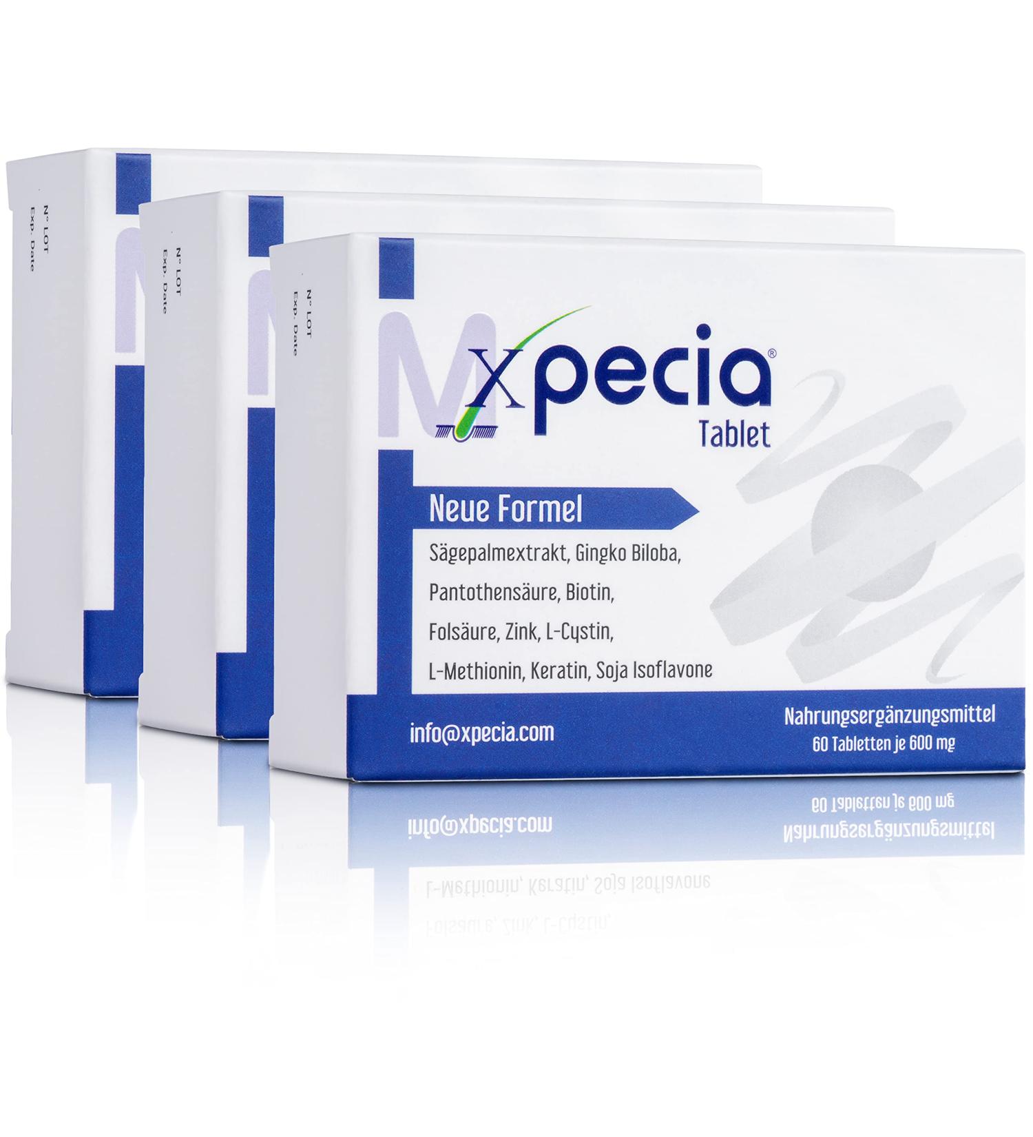 XPECIA DHT Blocker with Biotin & Saw Palmetto - Hair Loss Solution for Men | Ginkgo Root & Hair Vitamins for Accelerated Growth | 60 Capsules - 3 Pack - Buy Online on GoSupps.com