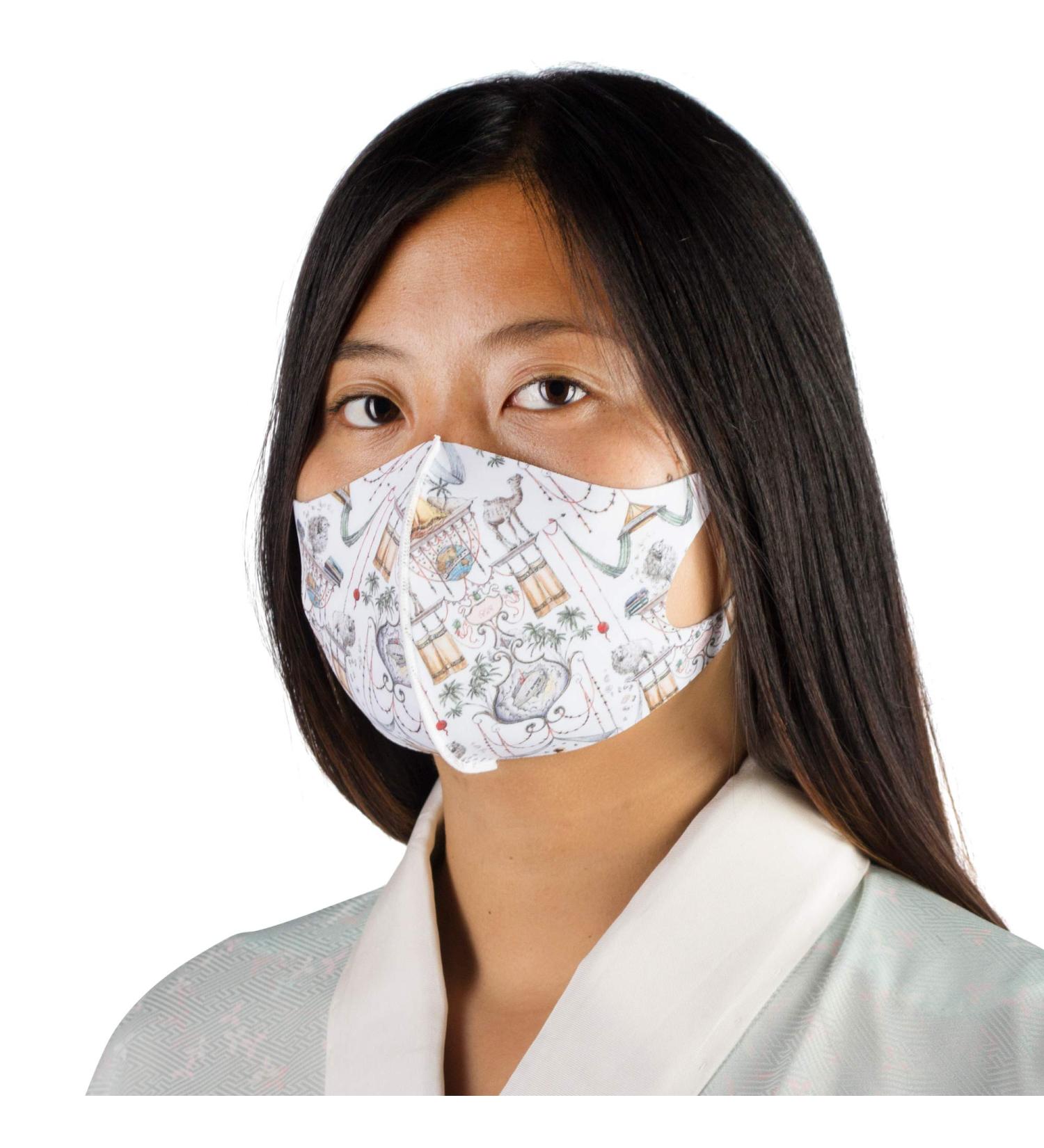 Zoeppritz Responsibility Mask - Offwhite One Size | Eco-Friendly Polyester | Since 1828 - International Shipping - Buy Online on GoSupps.com