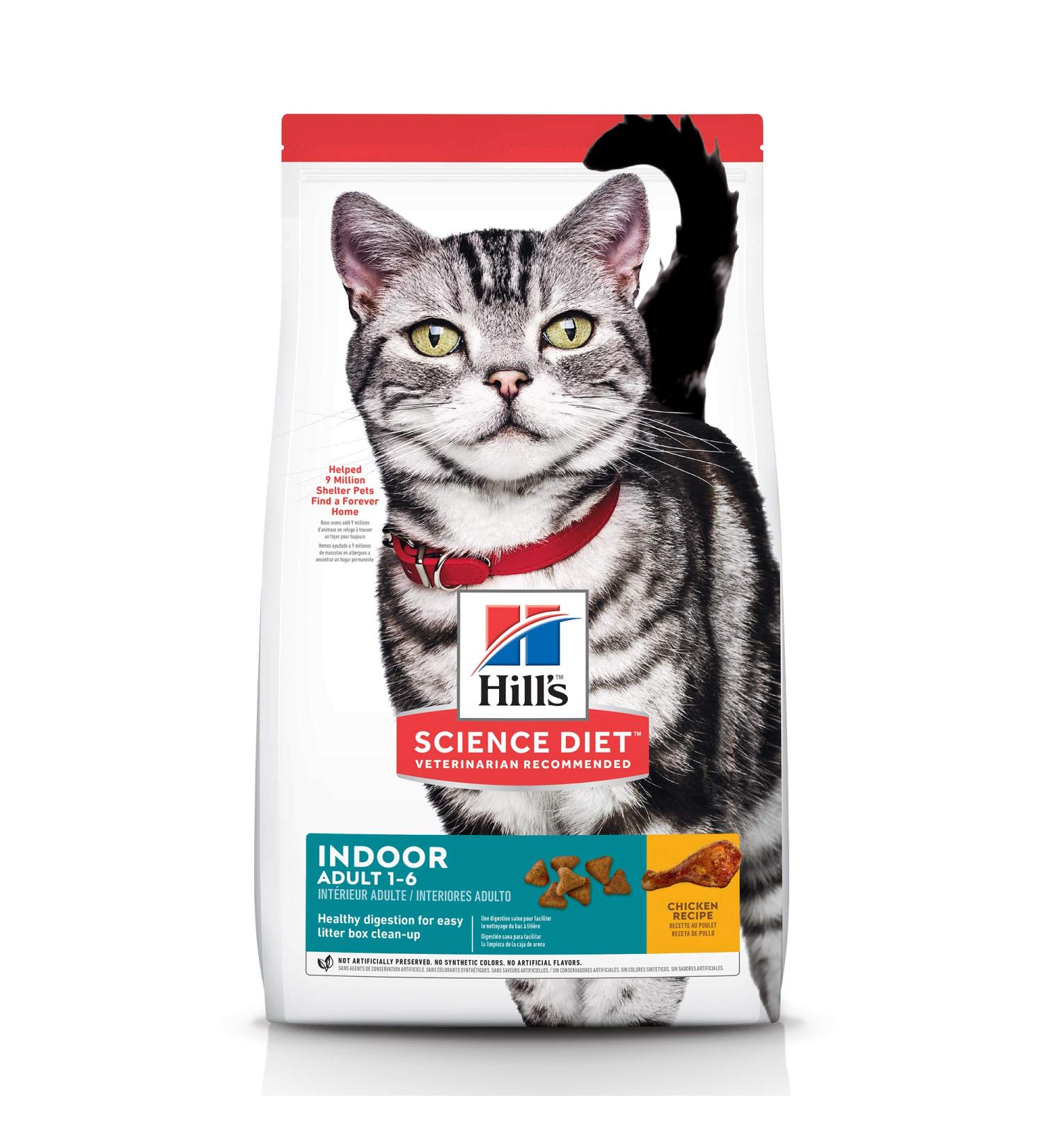 Hill's Science Diet Adult Indoor Cat Food - Optimal Nutrition & Healthy Weight - Buy Online on GoSupps.com